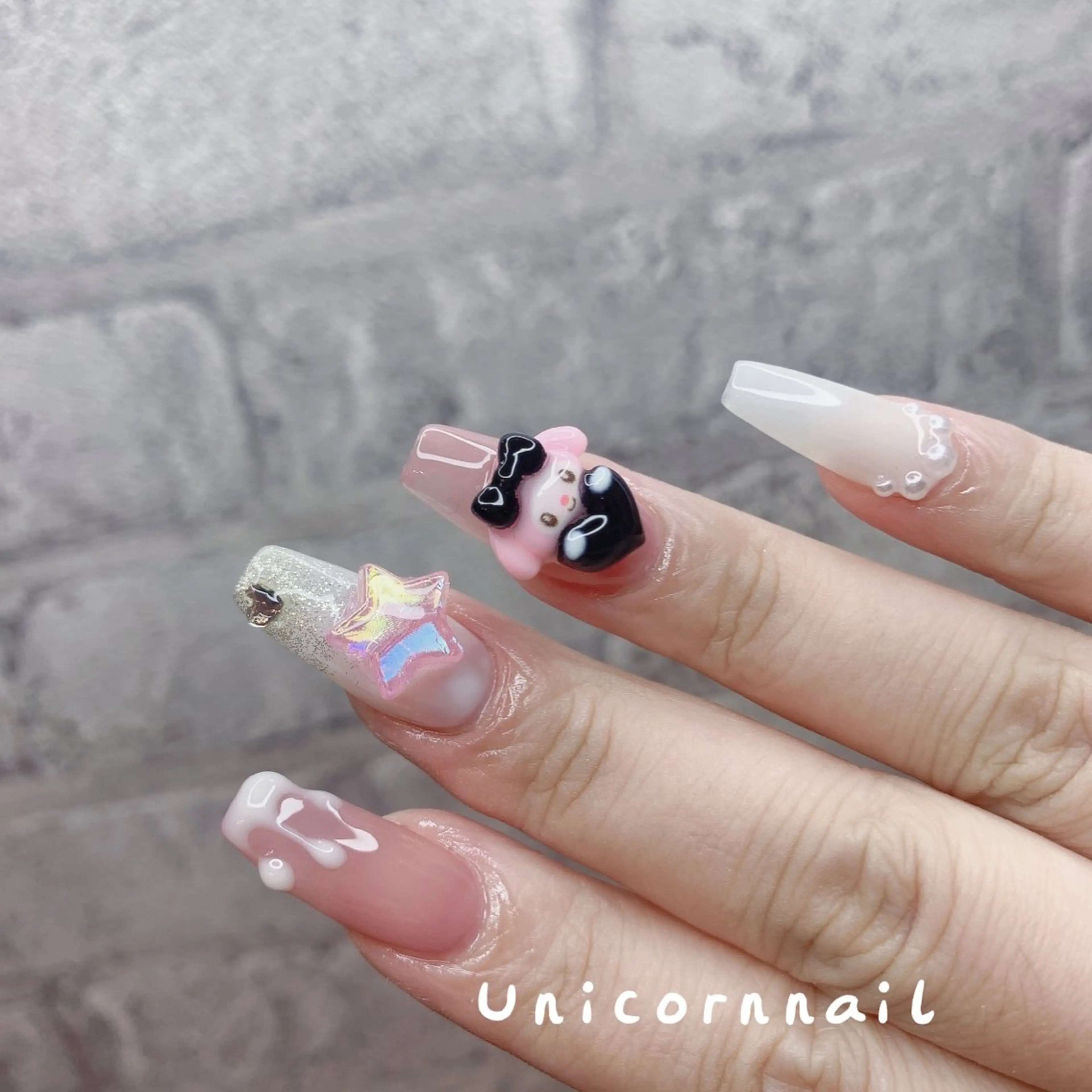 ネイル スカルプネイル UnicornNail所属・Unicorn Nail 矢場町店のネイルデザイン
