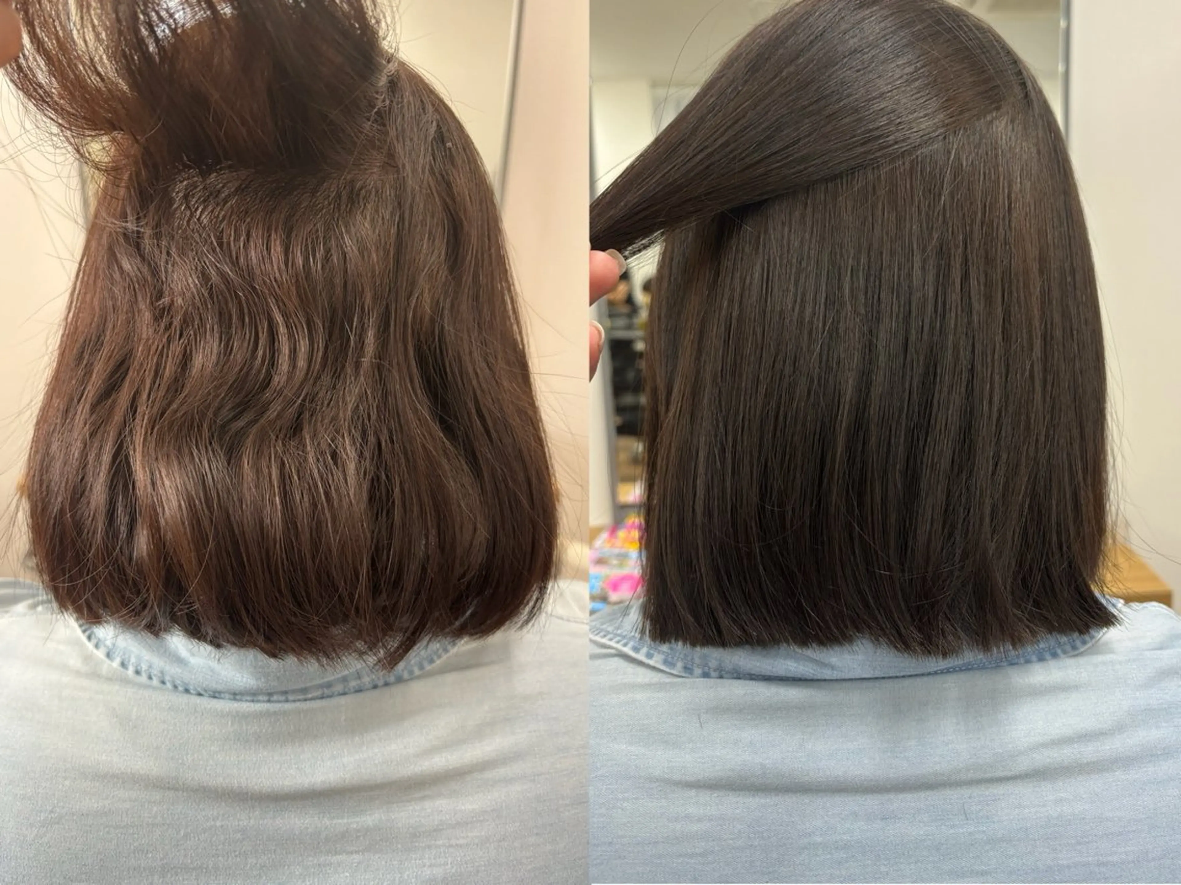 ミディアム 縮毛矯正 カット 縮毛矯正 モエカ -YUCCA-のヘアスタイル