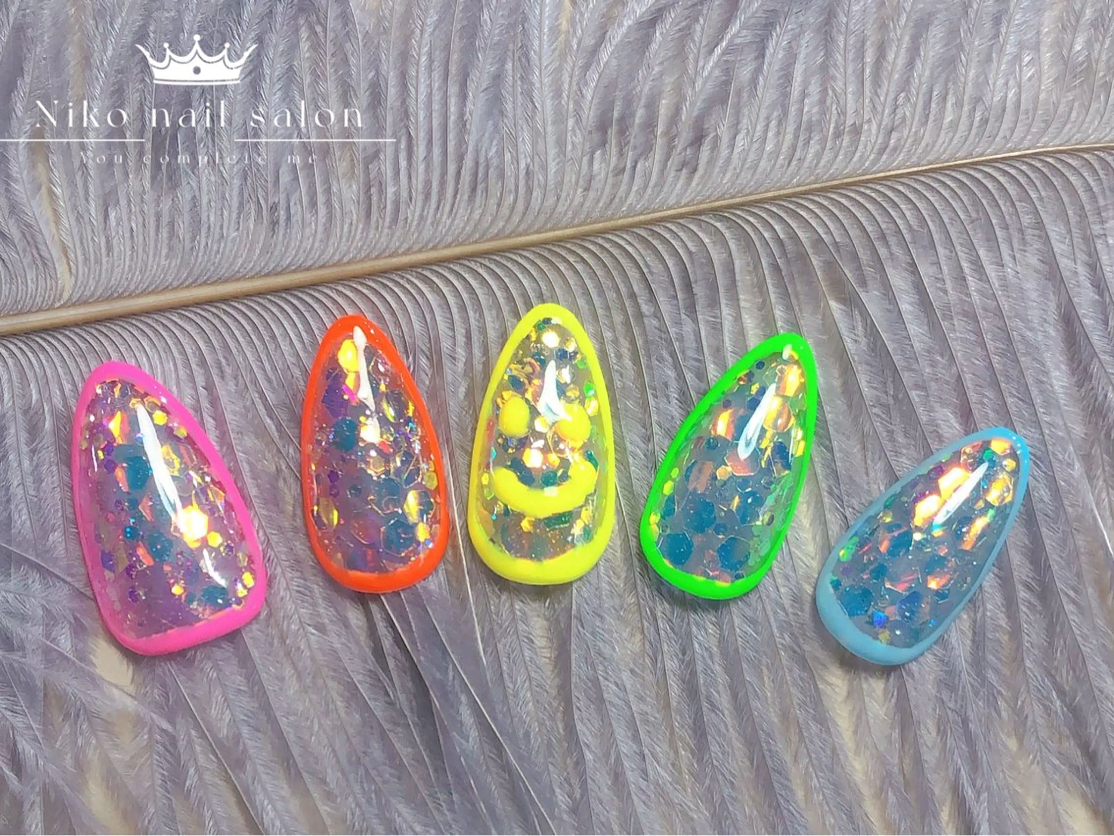 ネイル チークネイル 長さ出し フラッシュネイル フットネイル フレンチネイル ハンドネイル ハンドケア Nikoネイルサロン 上野店のネイルデザイン