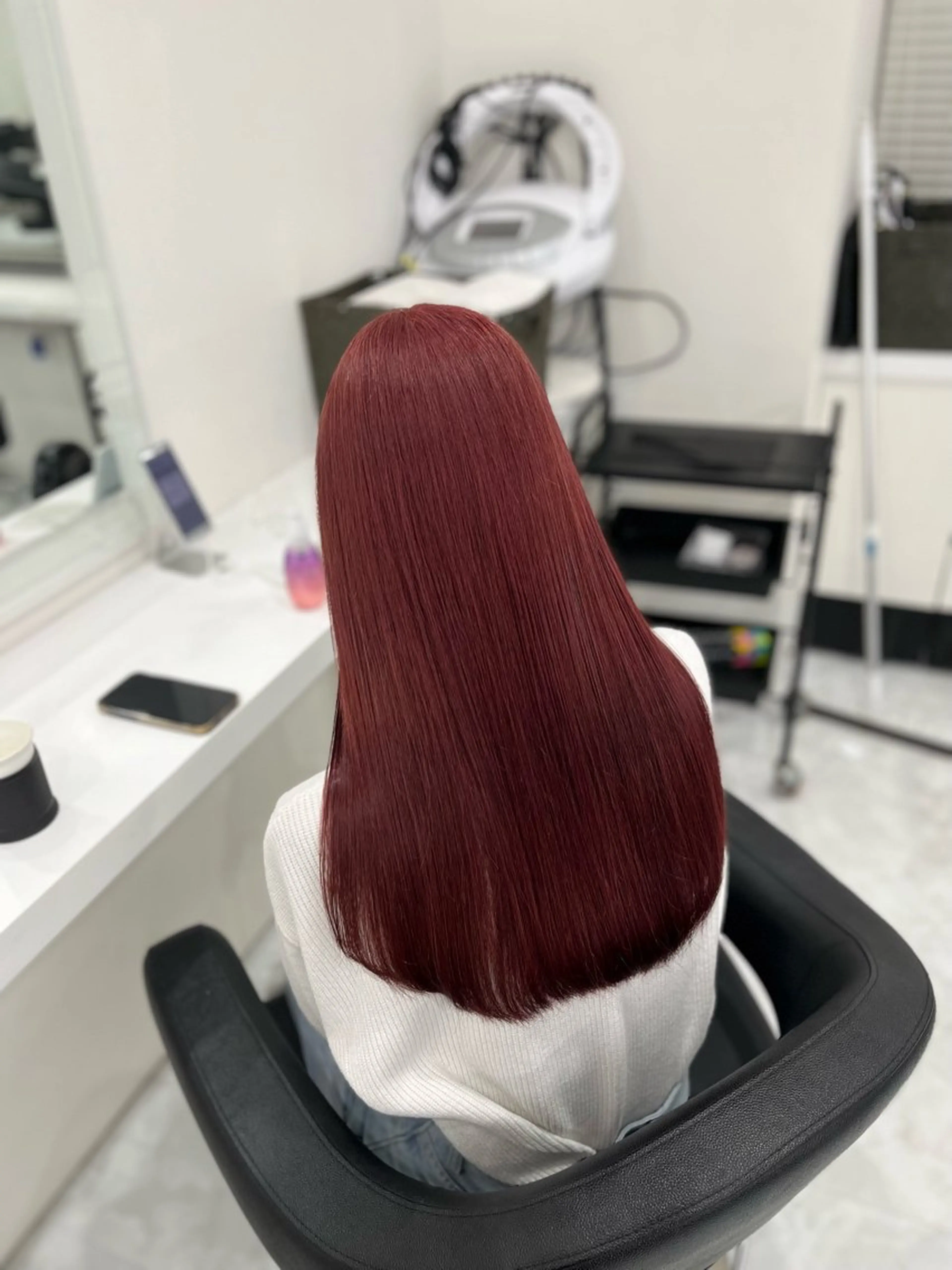 ロング まろっと艶感ブラウン ベージュ🤍まなかのヘアスタイル