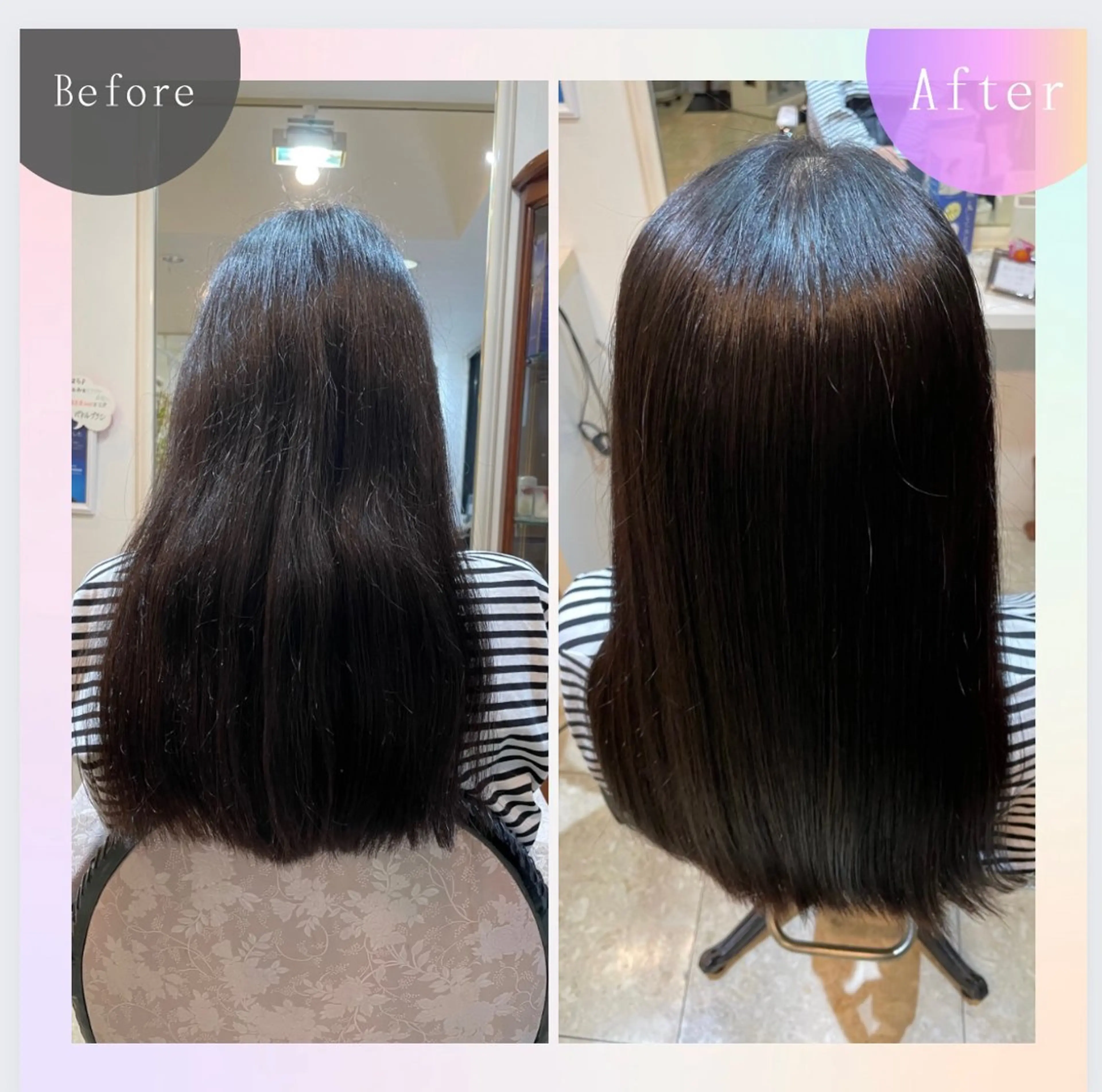 ロング 加納 和枝のヘアスタイル