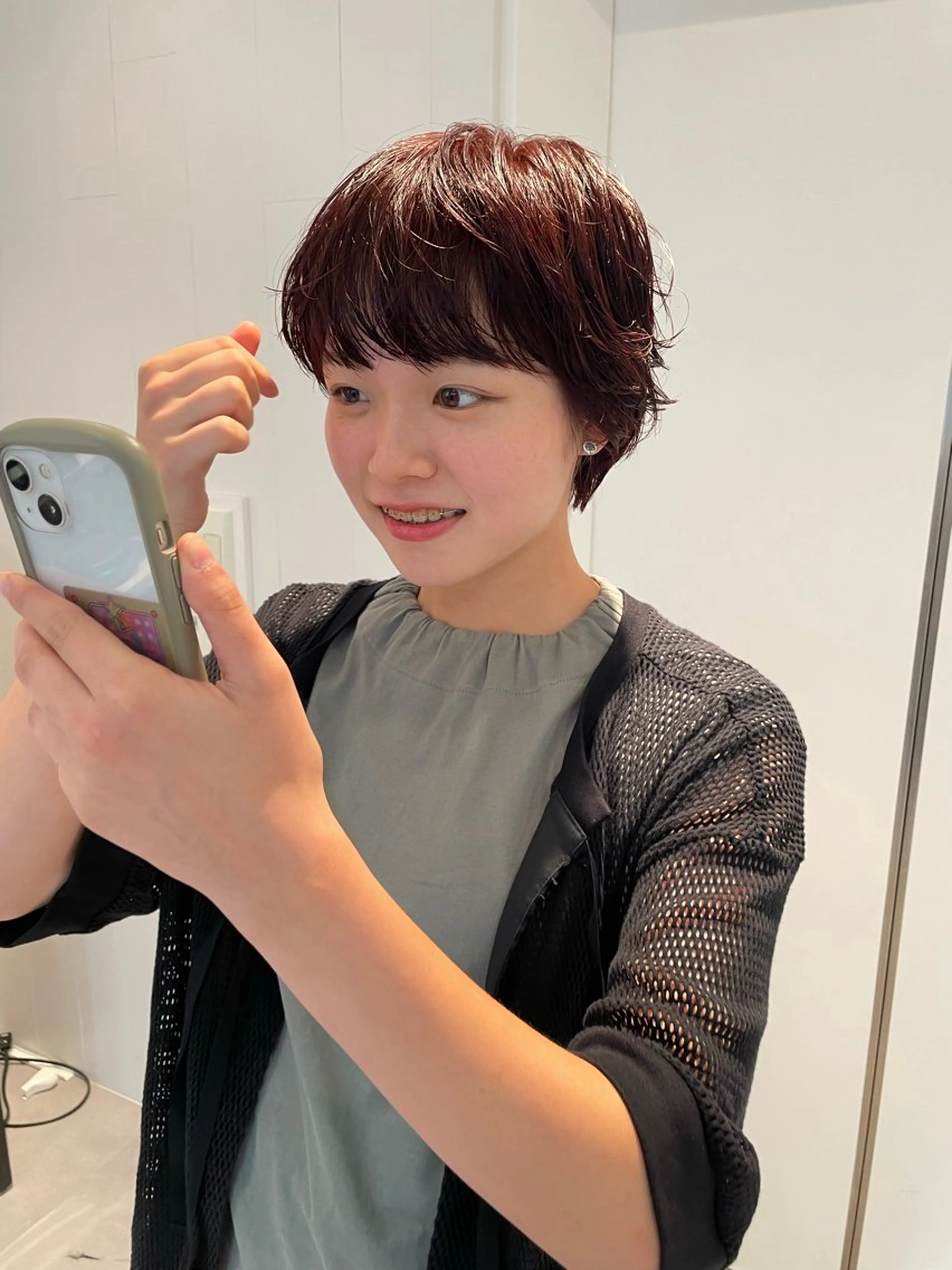 ショート パーマ ショートヘア Kouta/似合わせ /パーマ/カラーのヘアスタイル