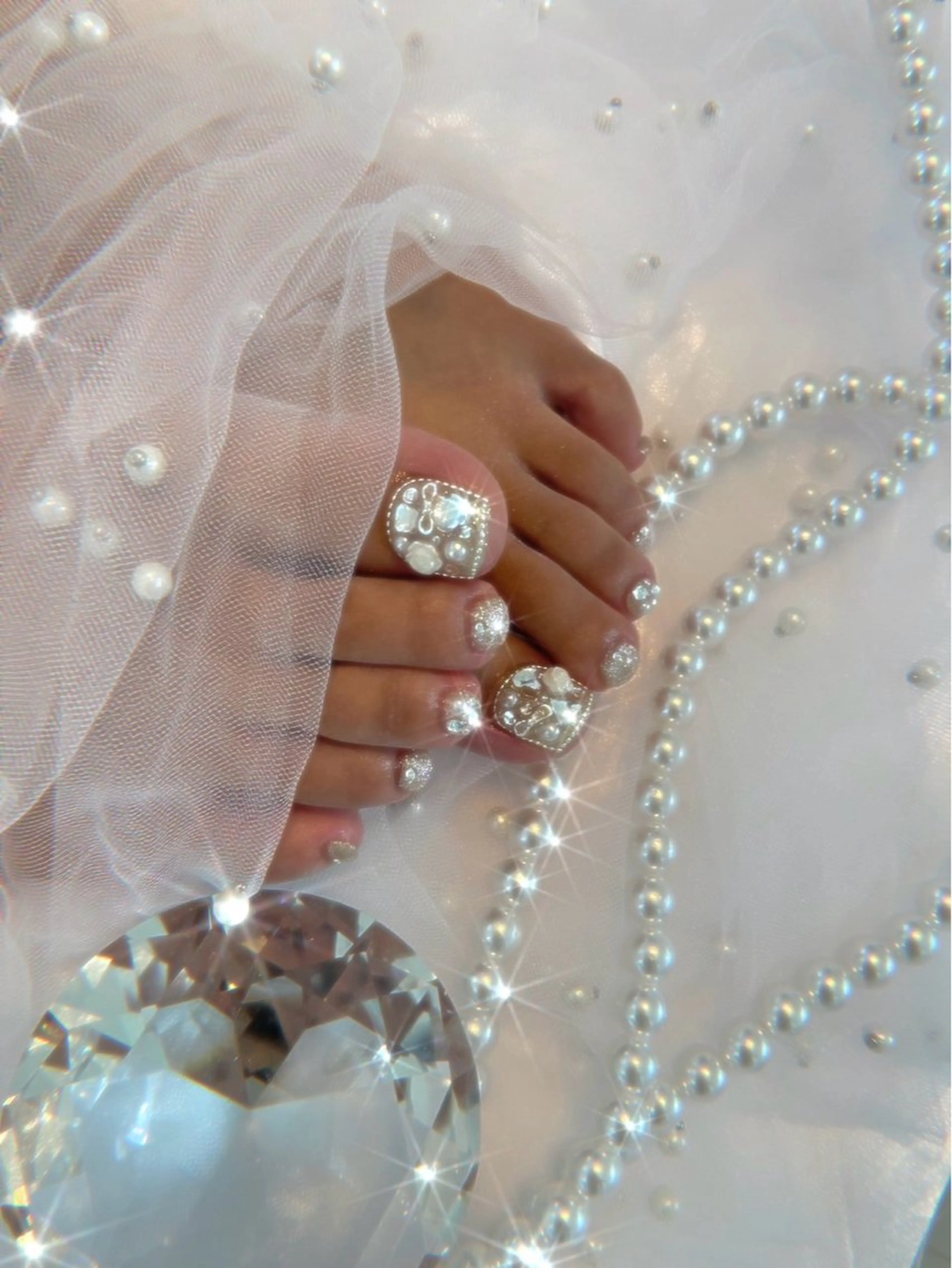 ネイル フットネイル Lunasis/ Kiraraのネイルデザイン