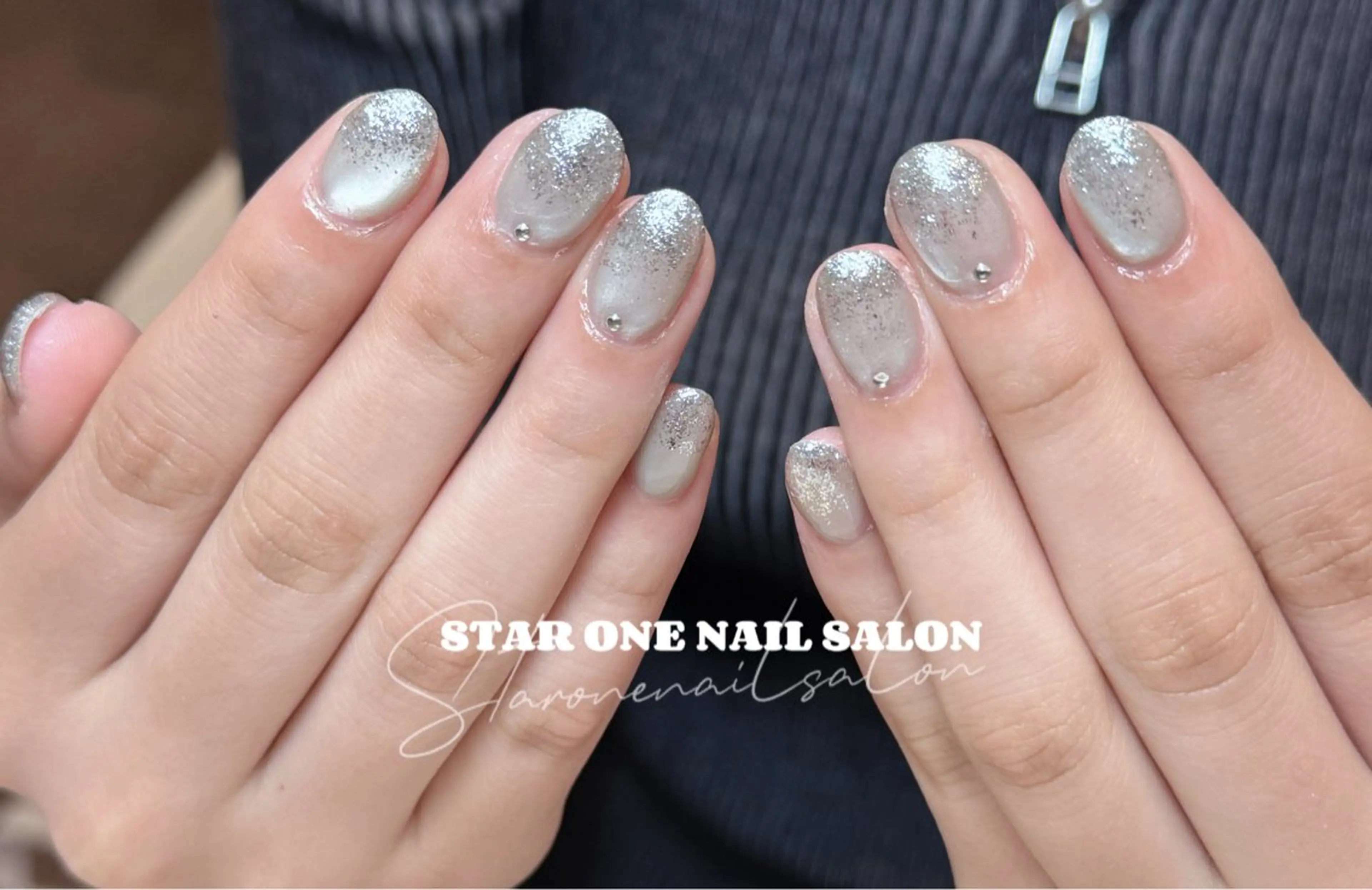 ネイル ハンドネイル 星 あみのネイルデザイン