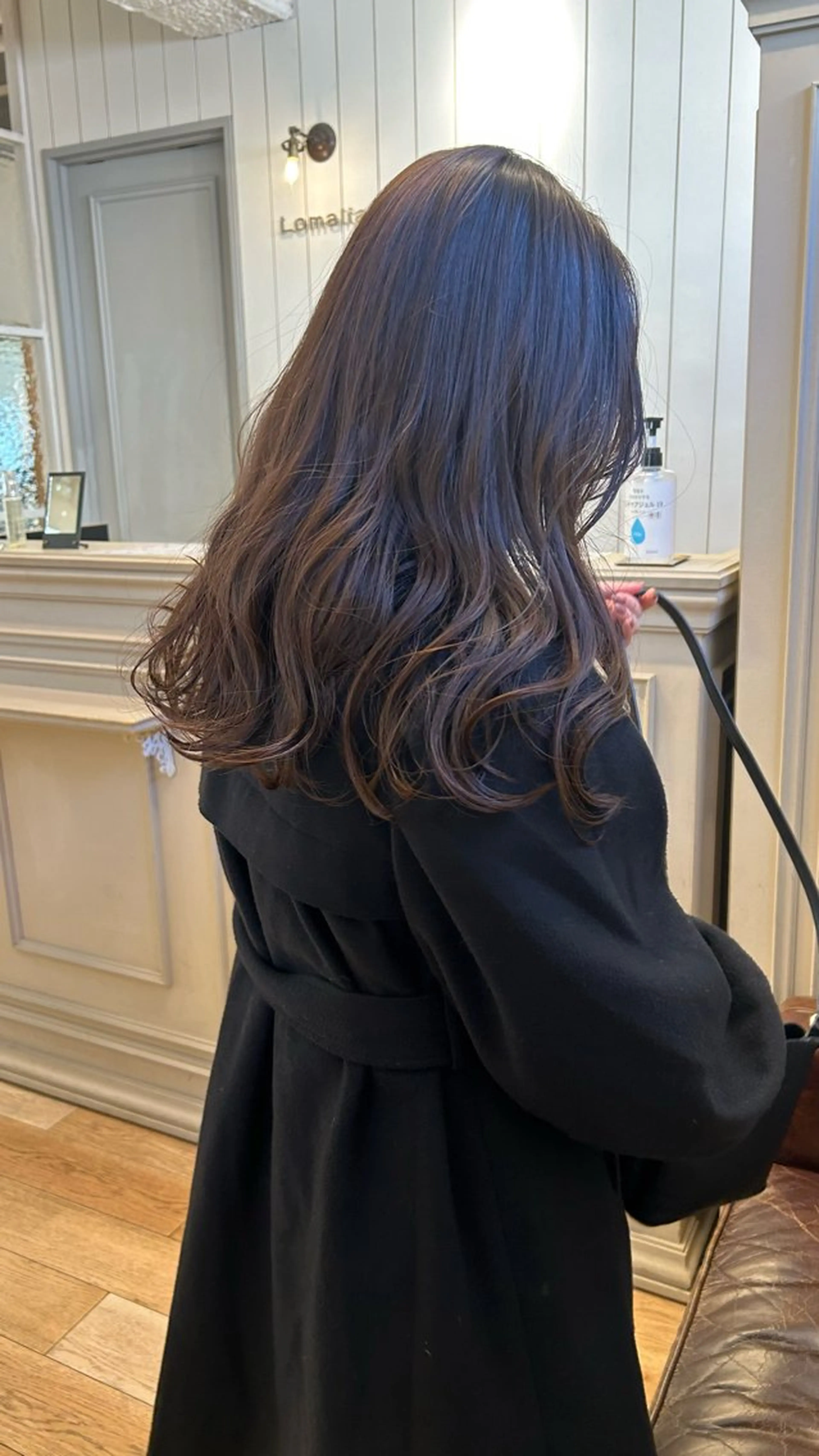 ミディアム カラー カット ヘアカラー トリートメント じゅわっと暖色カラー 🍊Moemiのヘアスタイル