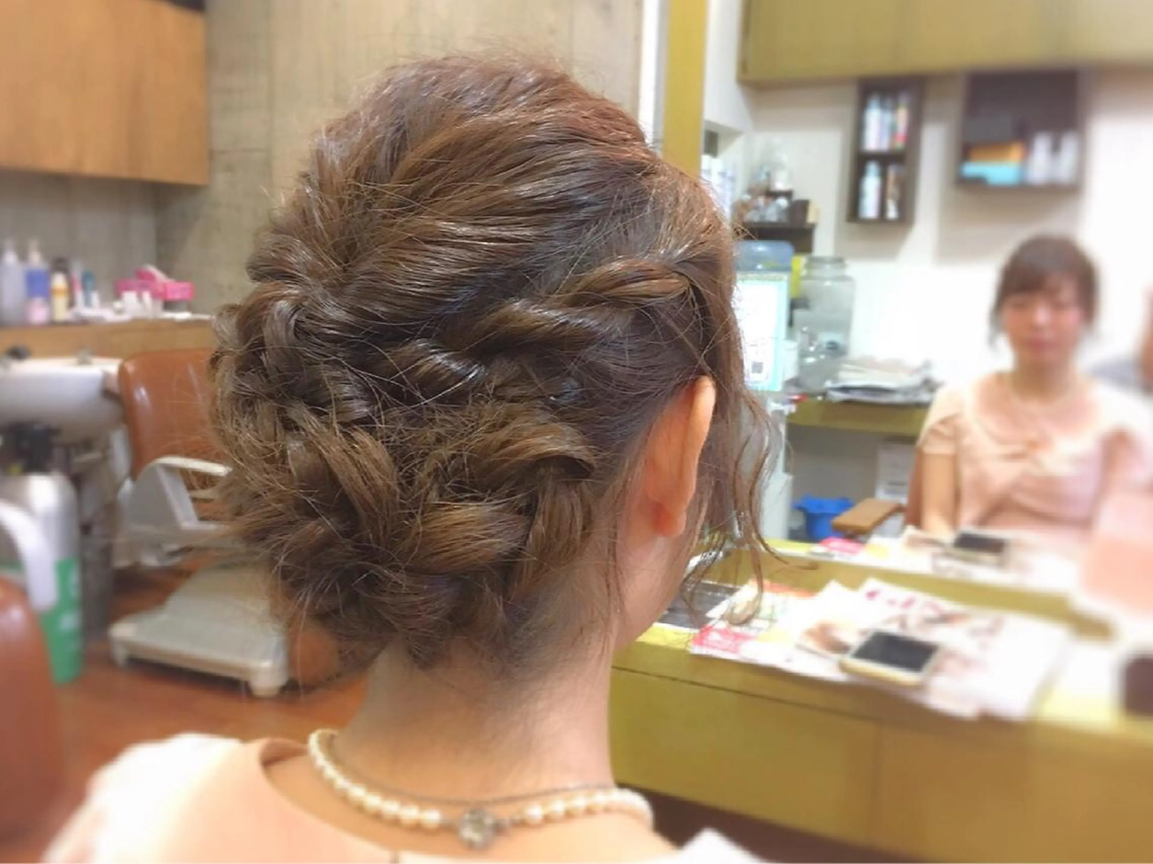 ヘアアレンジ ヘアセット ツイスパ・波巻き 🩵片平和香奈のヘアスタイル