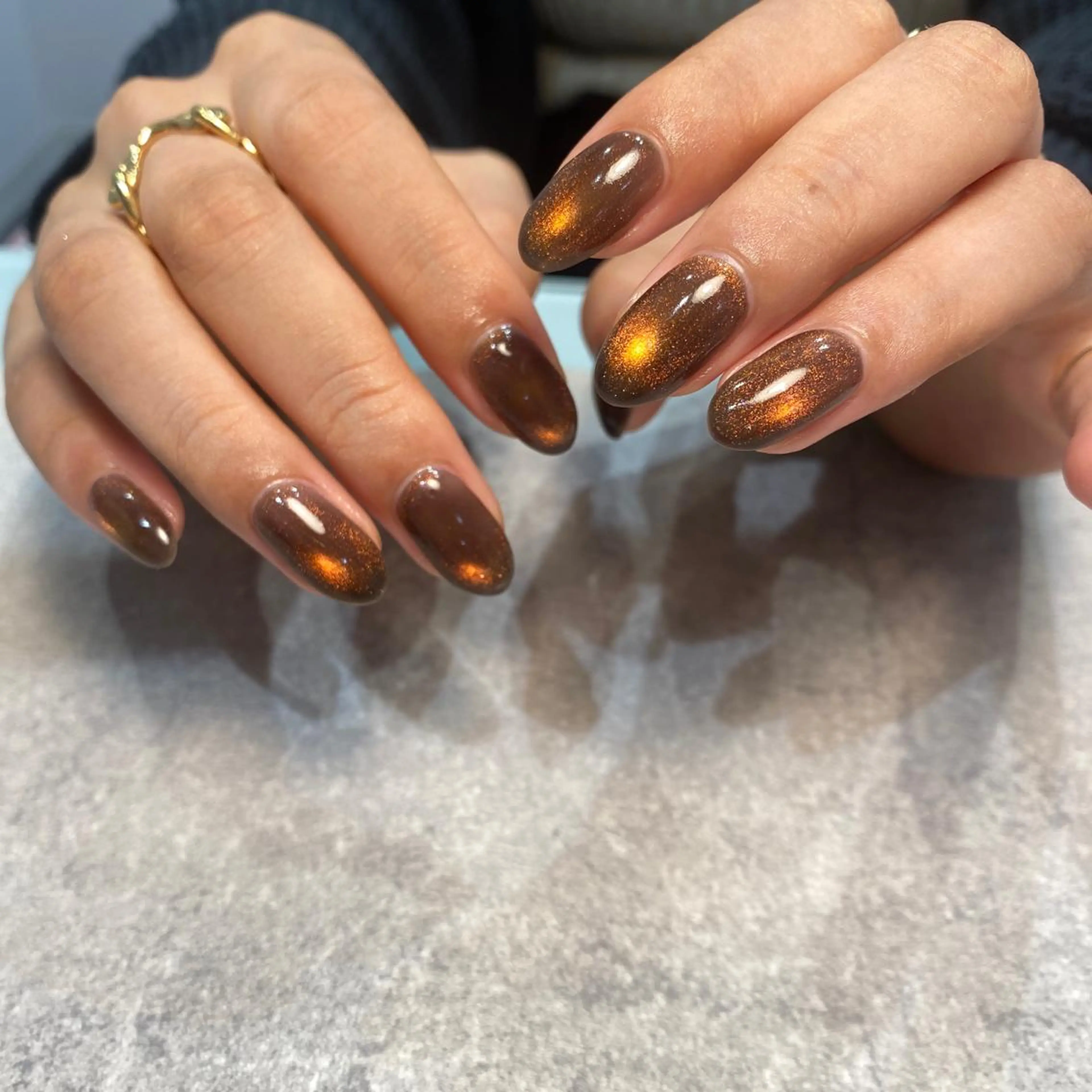 ネイル ハンドネイル NINEnami ニュアンスネイルのネイルデザイン