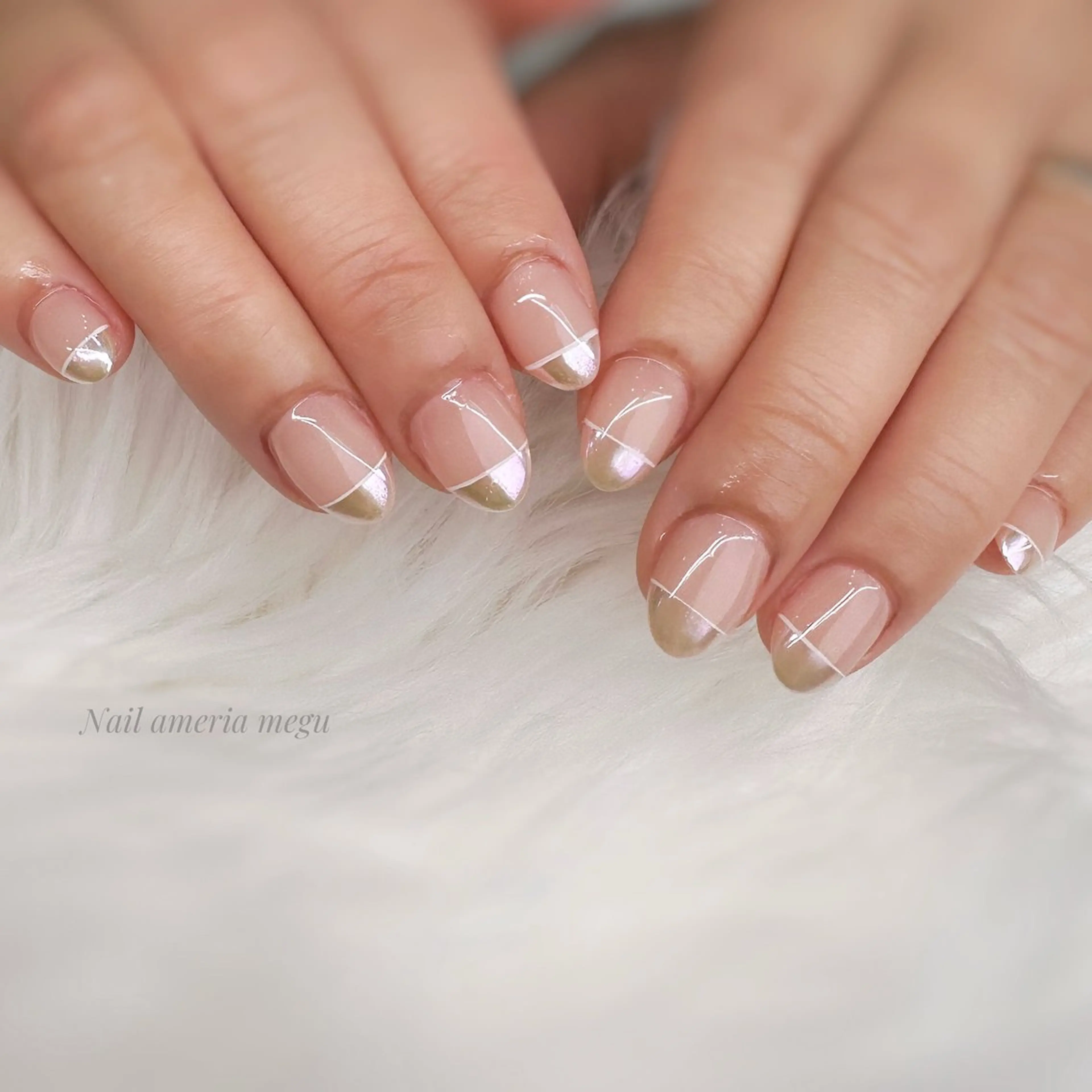 ネイル ミラーネイル ハンドネイル Nail ameria megu所属・ameria meguのネイルデザイン