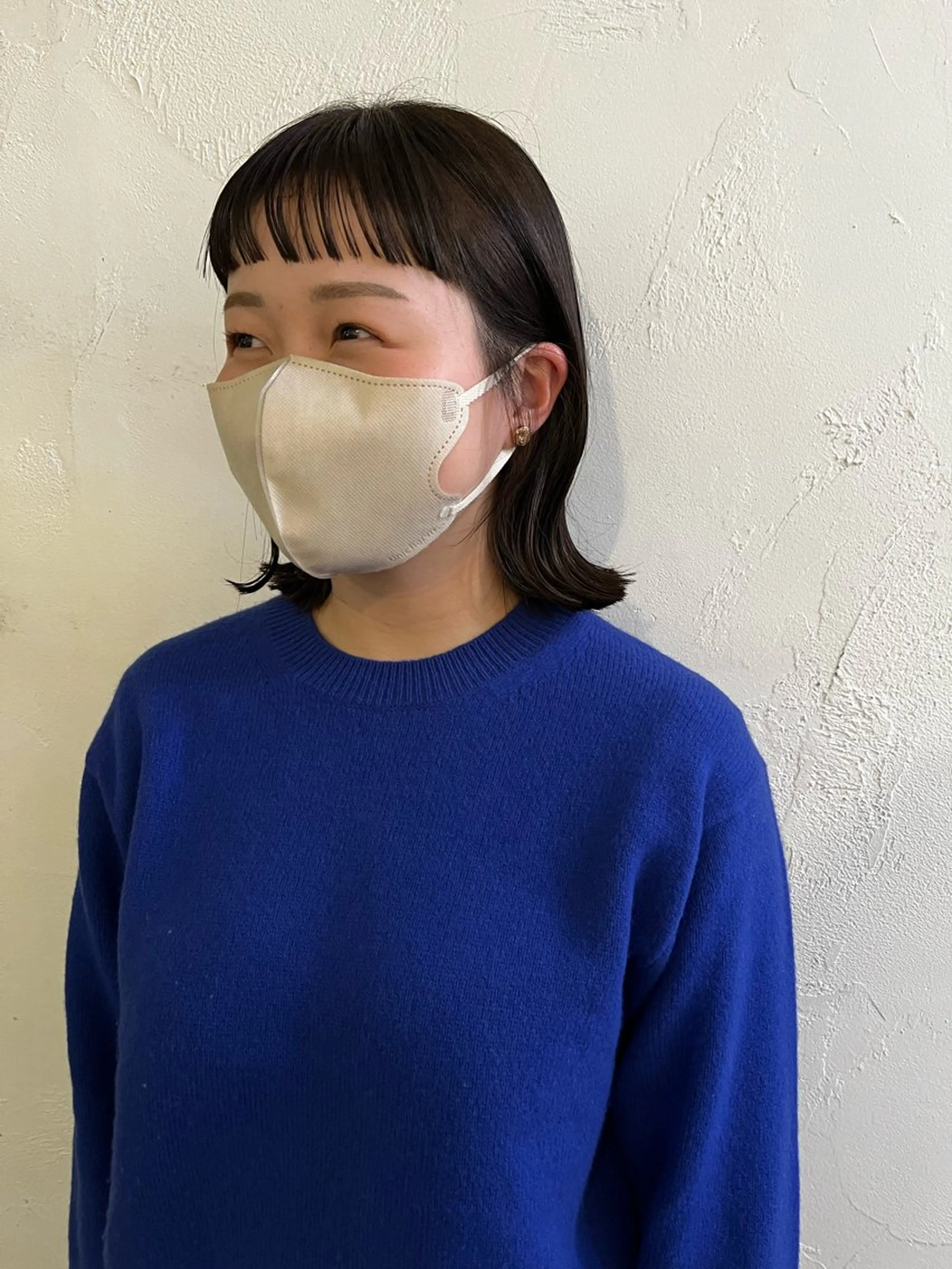 ミディアム カット 金井 美悠のヘアスタイル