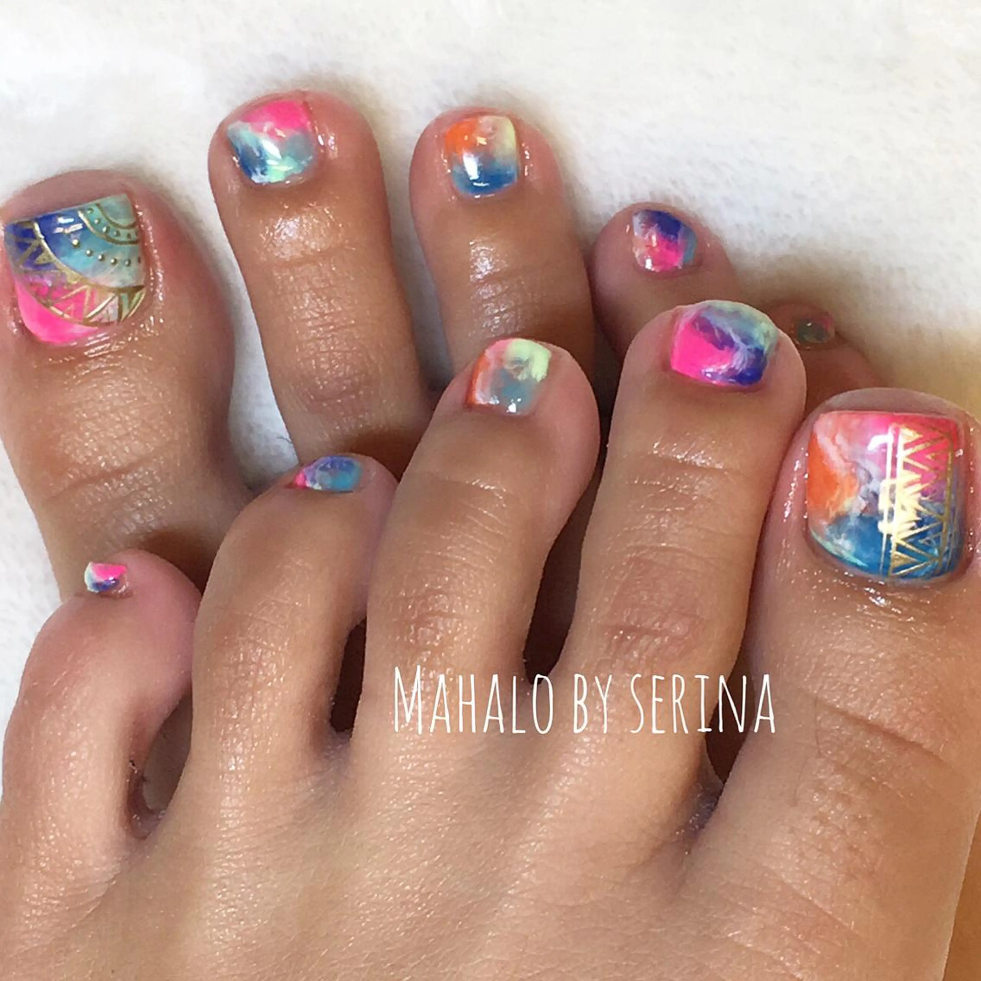 ショート ネイル SUNNY BAE. SERINAのネイルデザイン