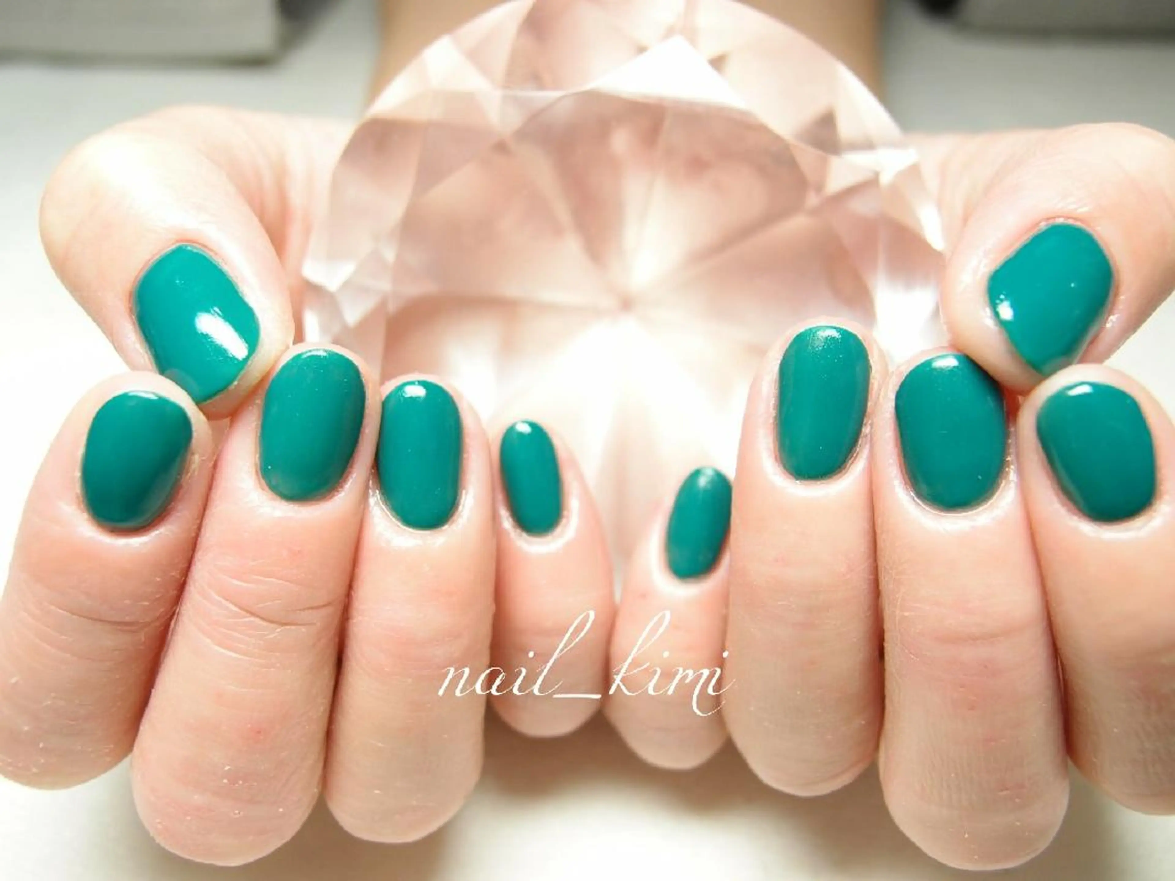 メンズ ネイル ワンカラーネイル ConneQt所属・ETHOSENSE. kimikaのネイルデザイン