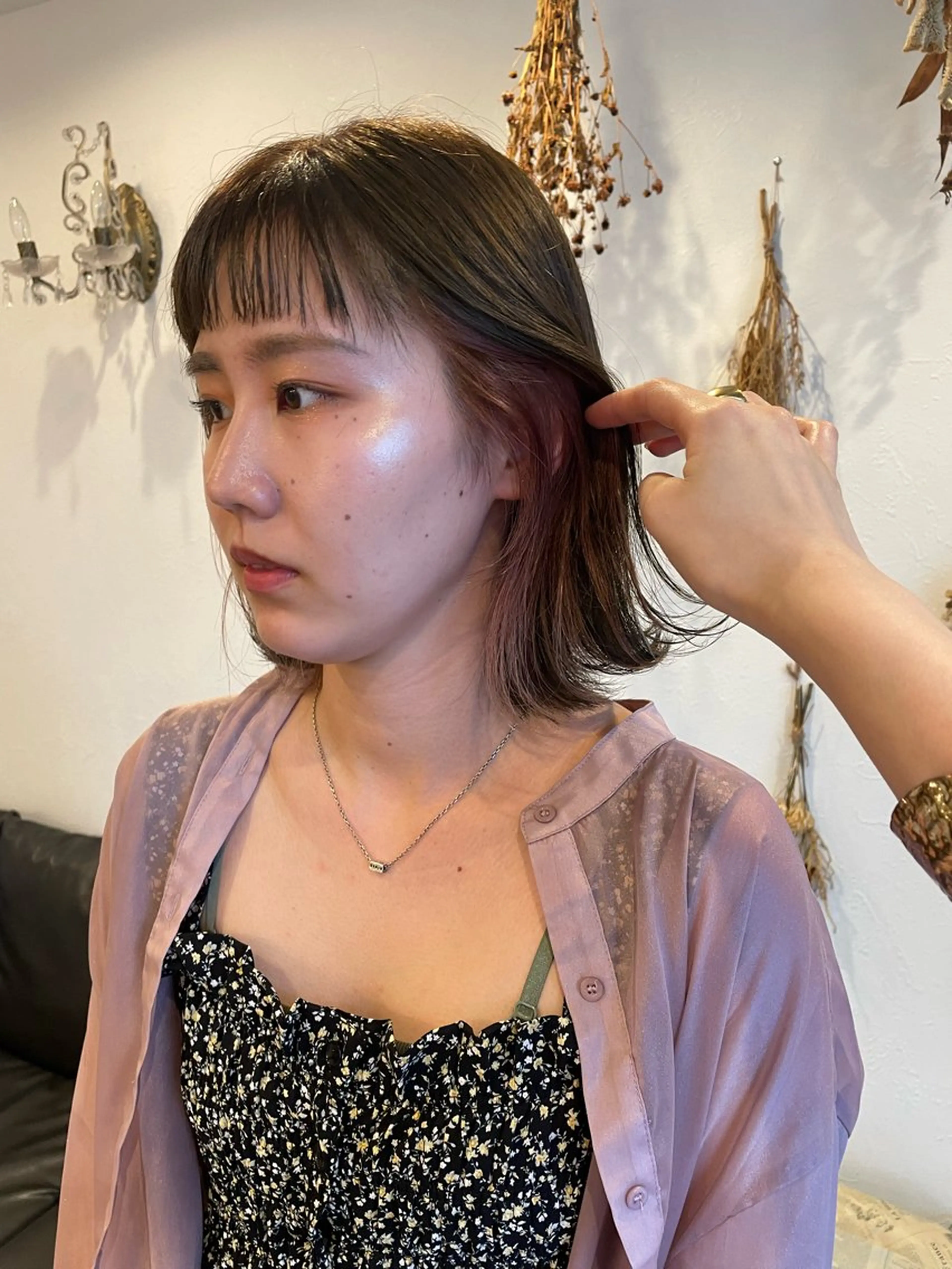 ショート カラー イヤリングカラー ヘアカラー m ā l o.🌷 サカモトマイコのヘアスタイル