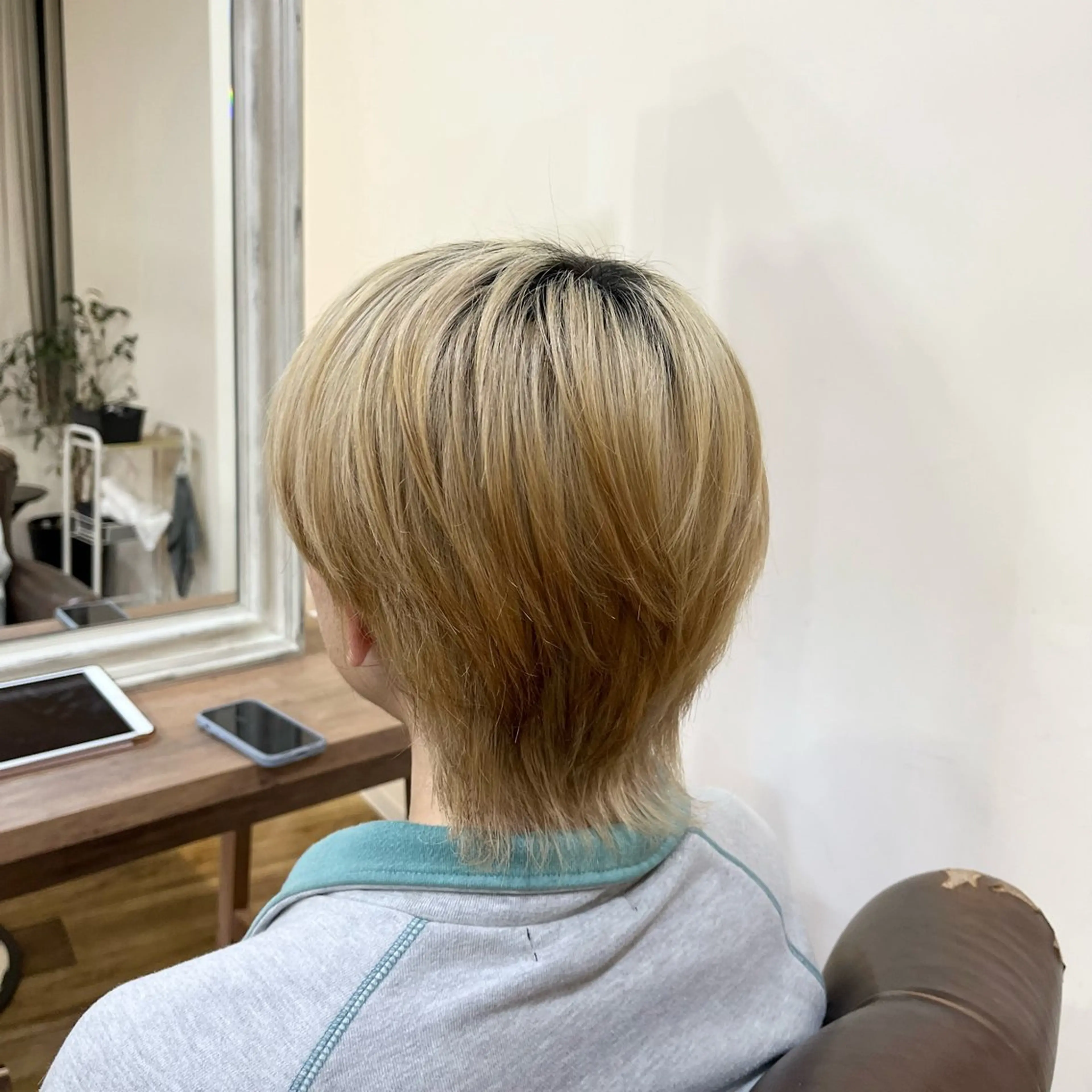 メンズ マッシュウルフ マッシュ メンズウルフカット ウルフカット Prier×Kew hair所属・藤野 友杏那のヘアスタイル