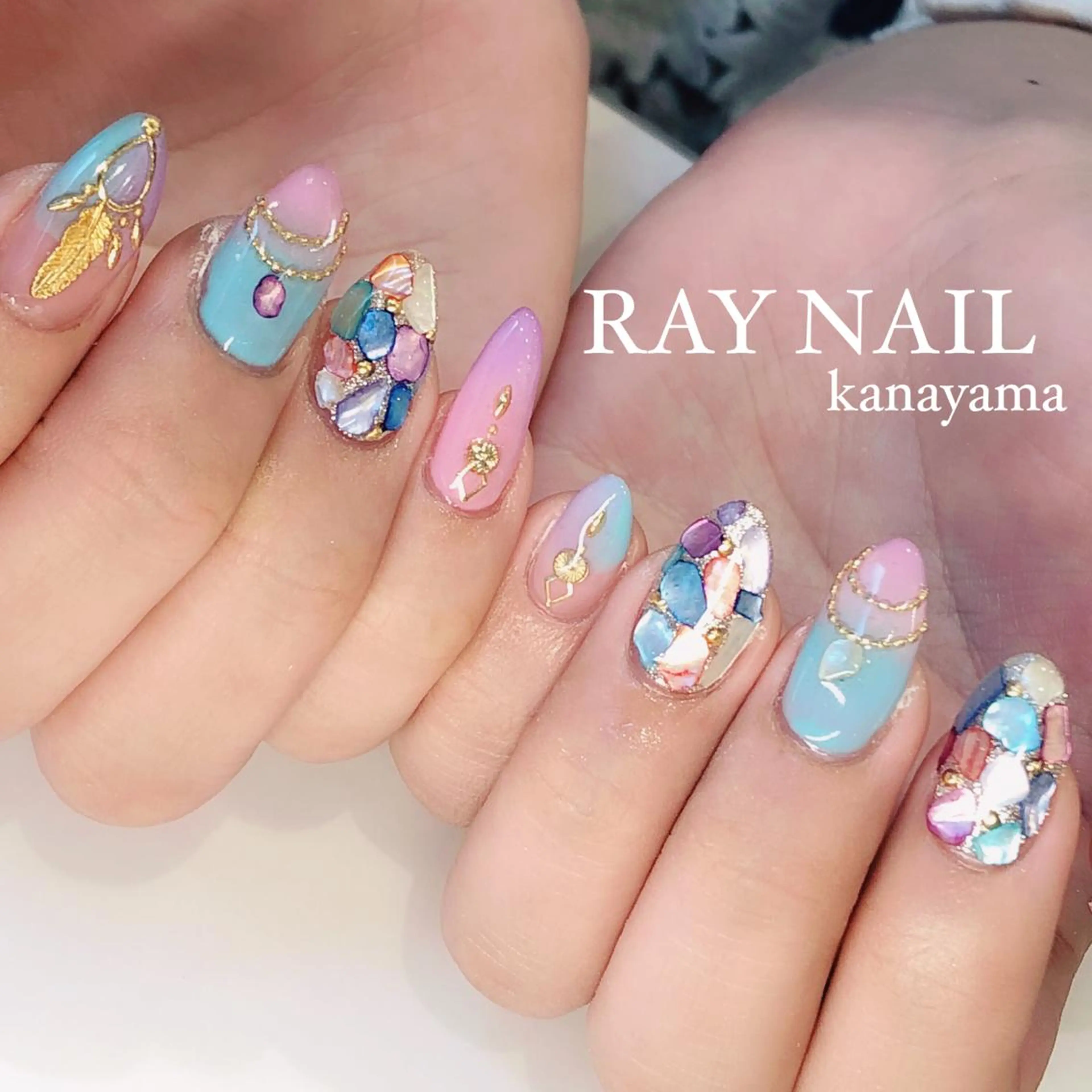 ネイル Arowa 伊田のネイルデザイン