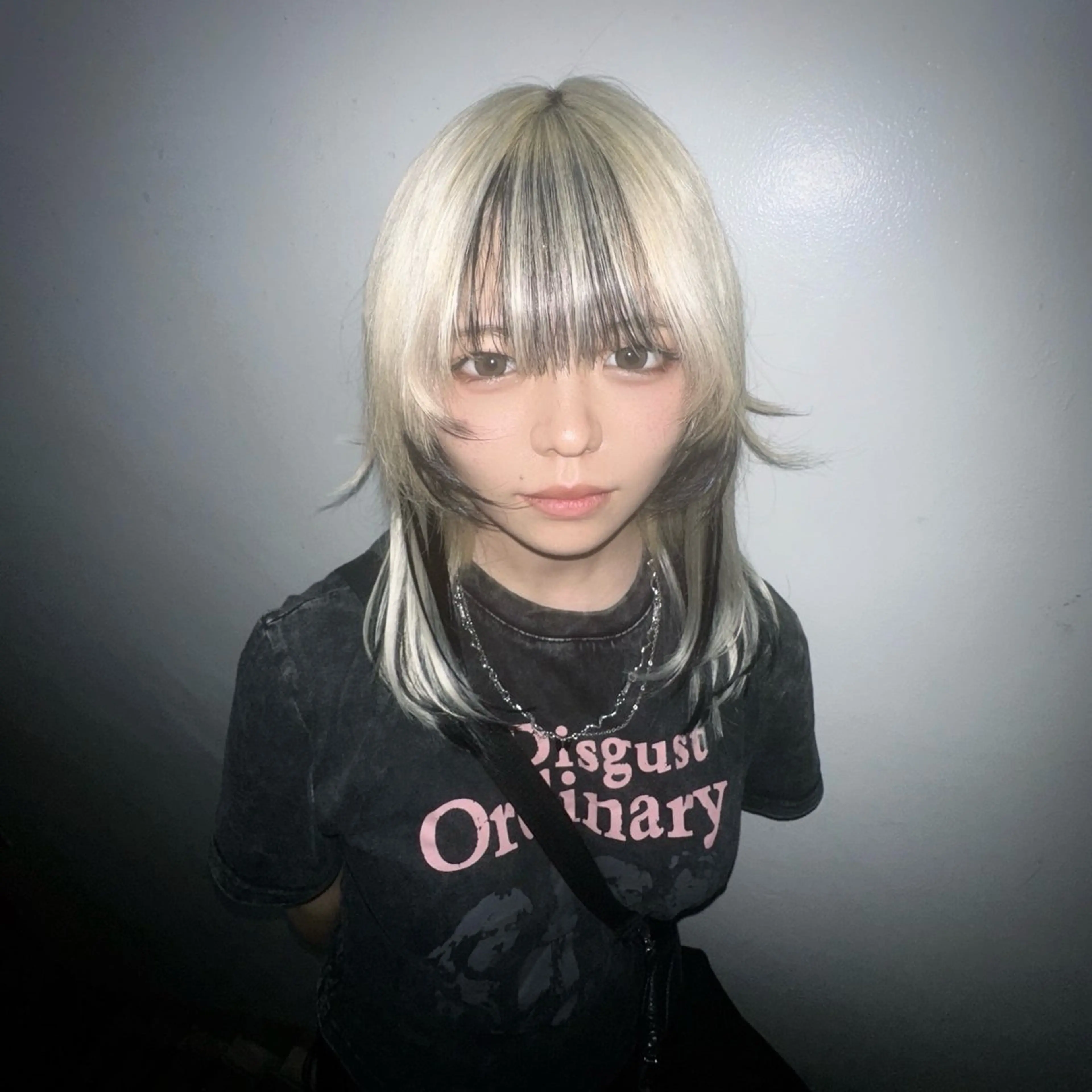 ロング カラー ハイトーン/ウルフ /エクステ/ましろのヘアスタイル