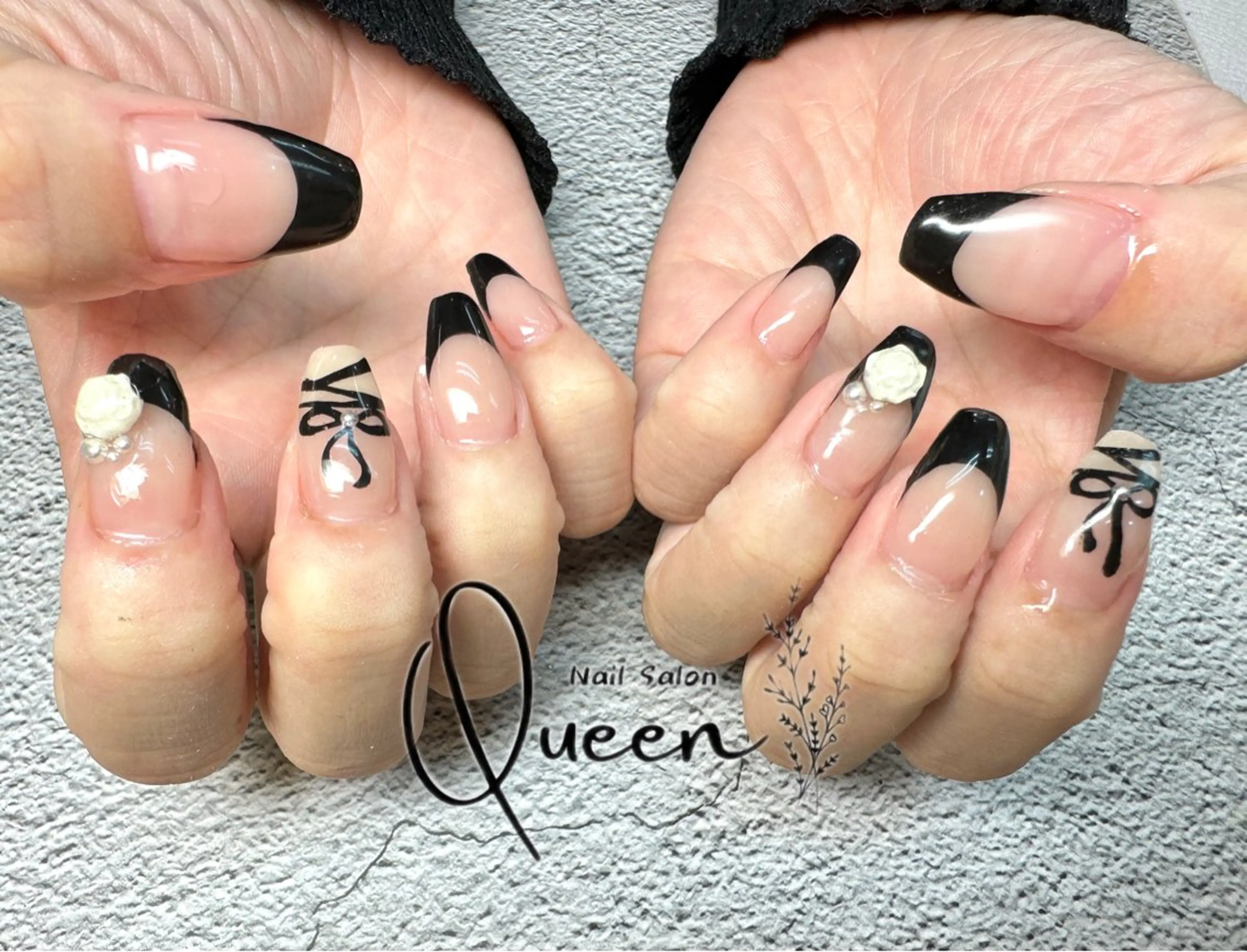 ネイル Queennail 北堀江AYAのネイルデザイン