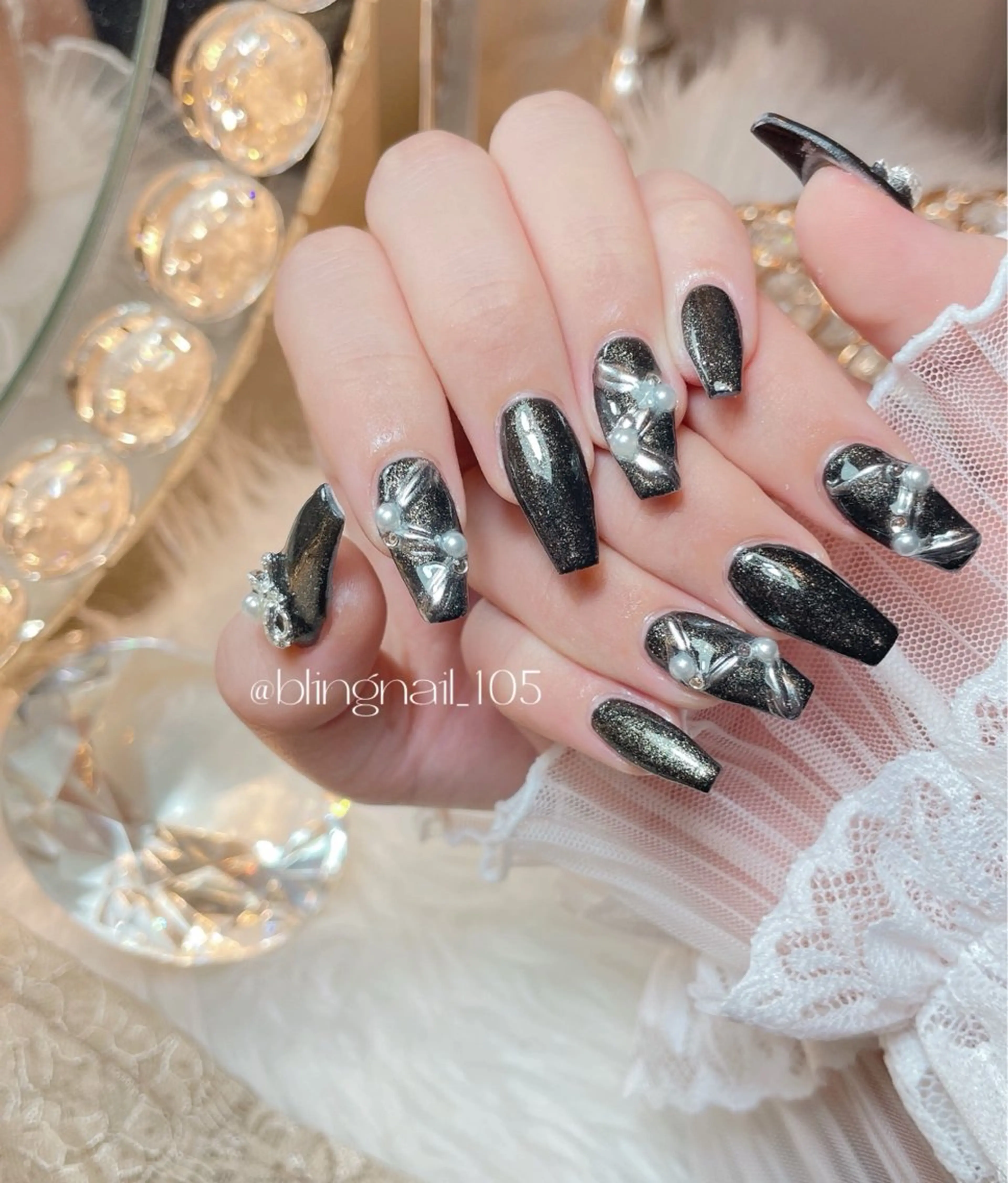 ネイル 23時まで❤︎韓国、 ワンホンネイルのネイルデザイン