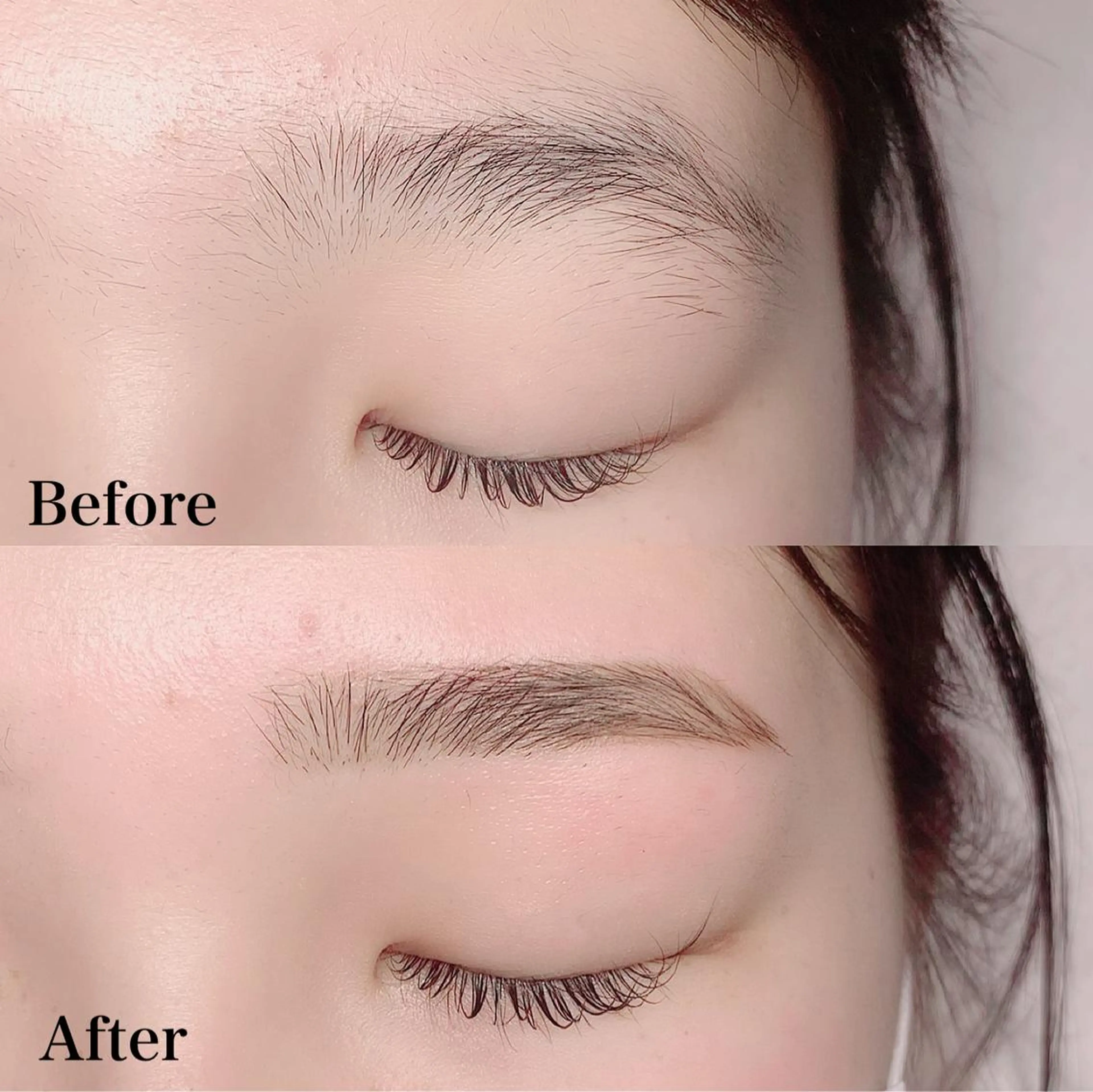 マツエク・マツパ アイブロウ マツパ 池袋駅韓国風🇰🇷 束感💗Tomoのマツエク・マツパデザイン