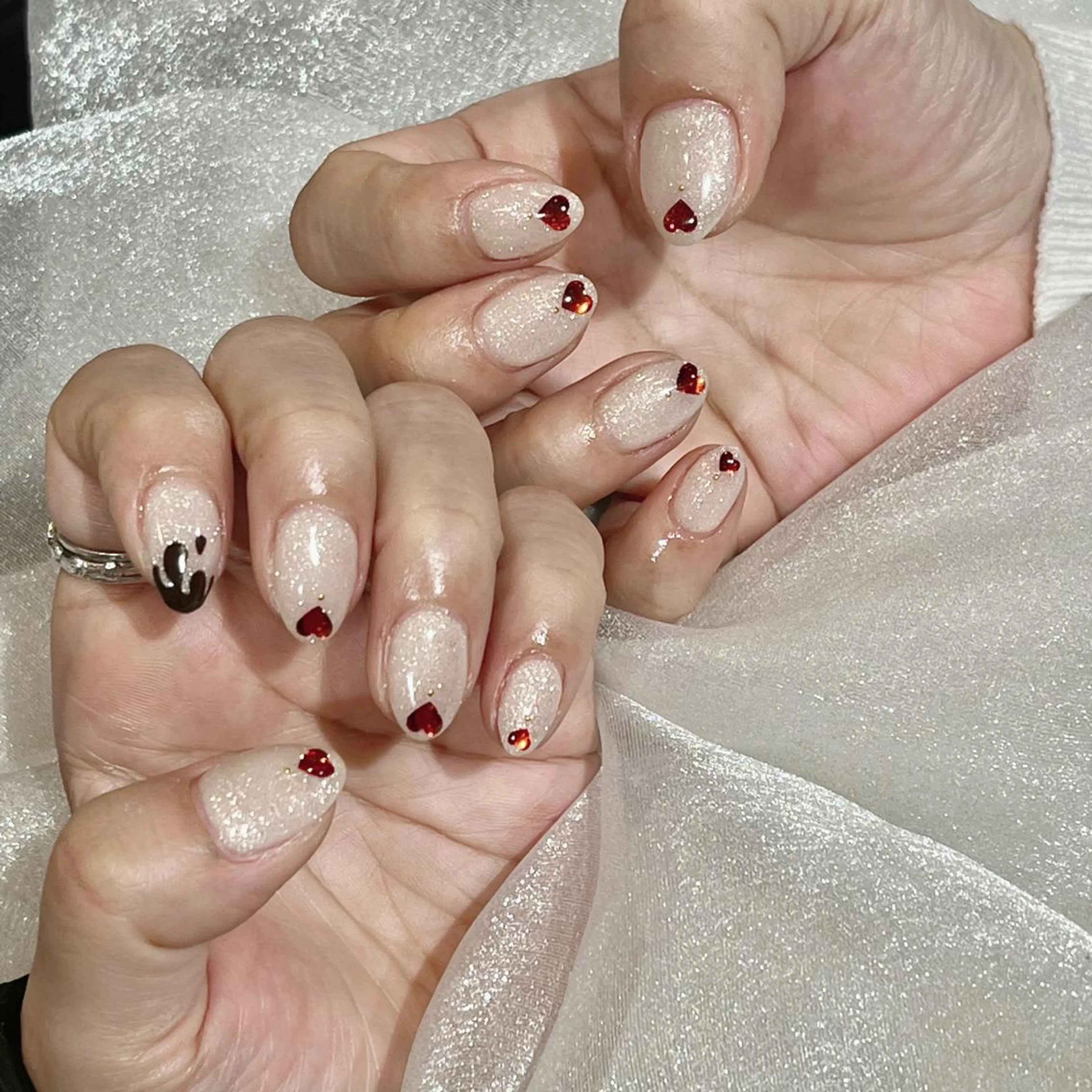 ネイル バレンタイン Can Nail　栄店　【キャンネイル】所属・後藤今日子 CANNAIL栄店のネイルデザイン