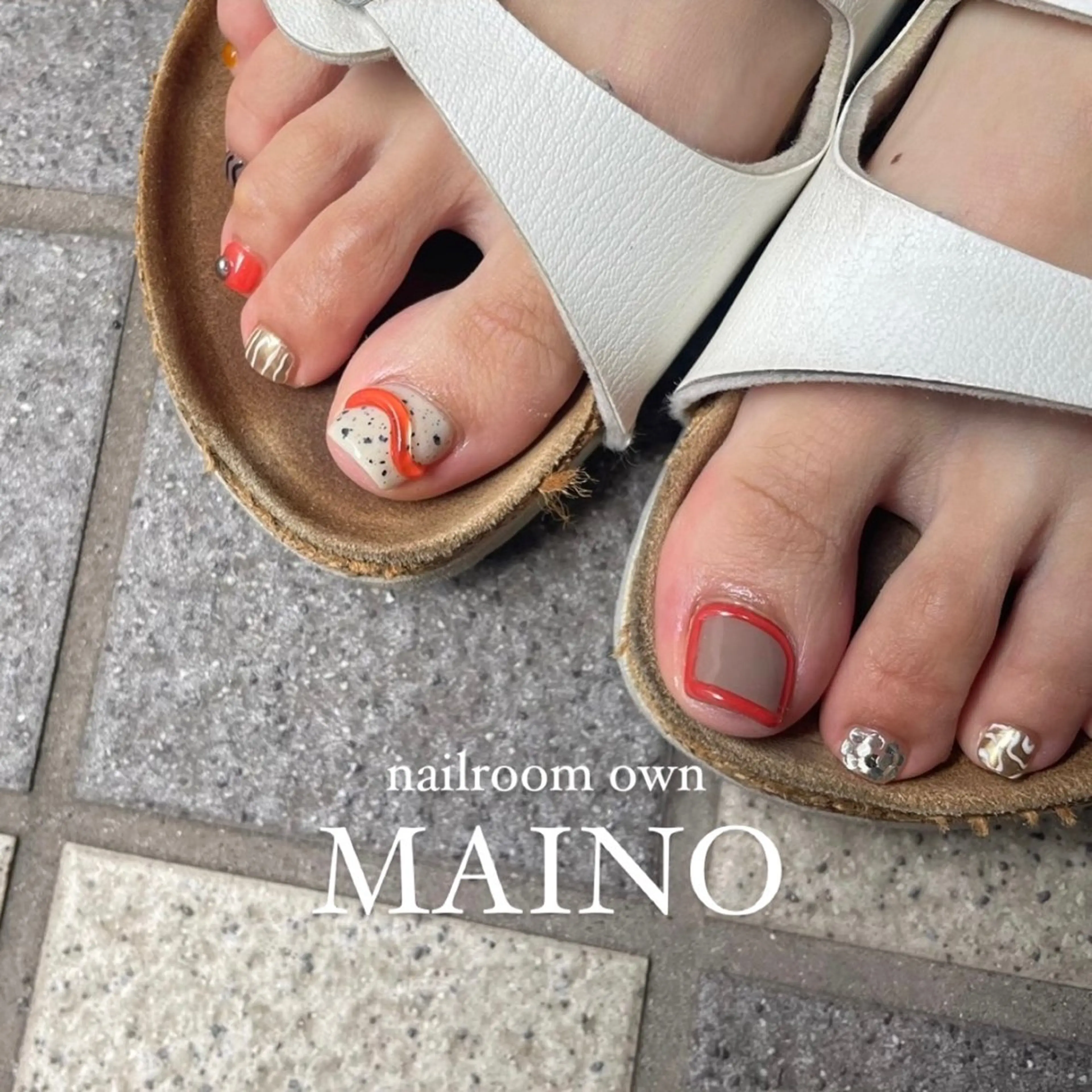 ネイル フットネイル nailroom own所属・maino ( own　)のネイルデザイン