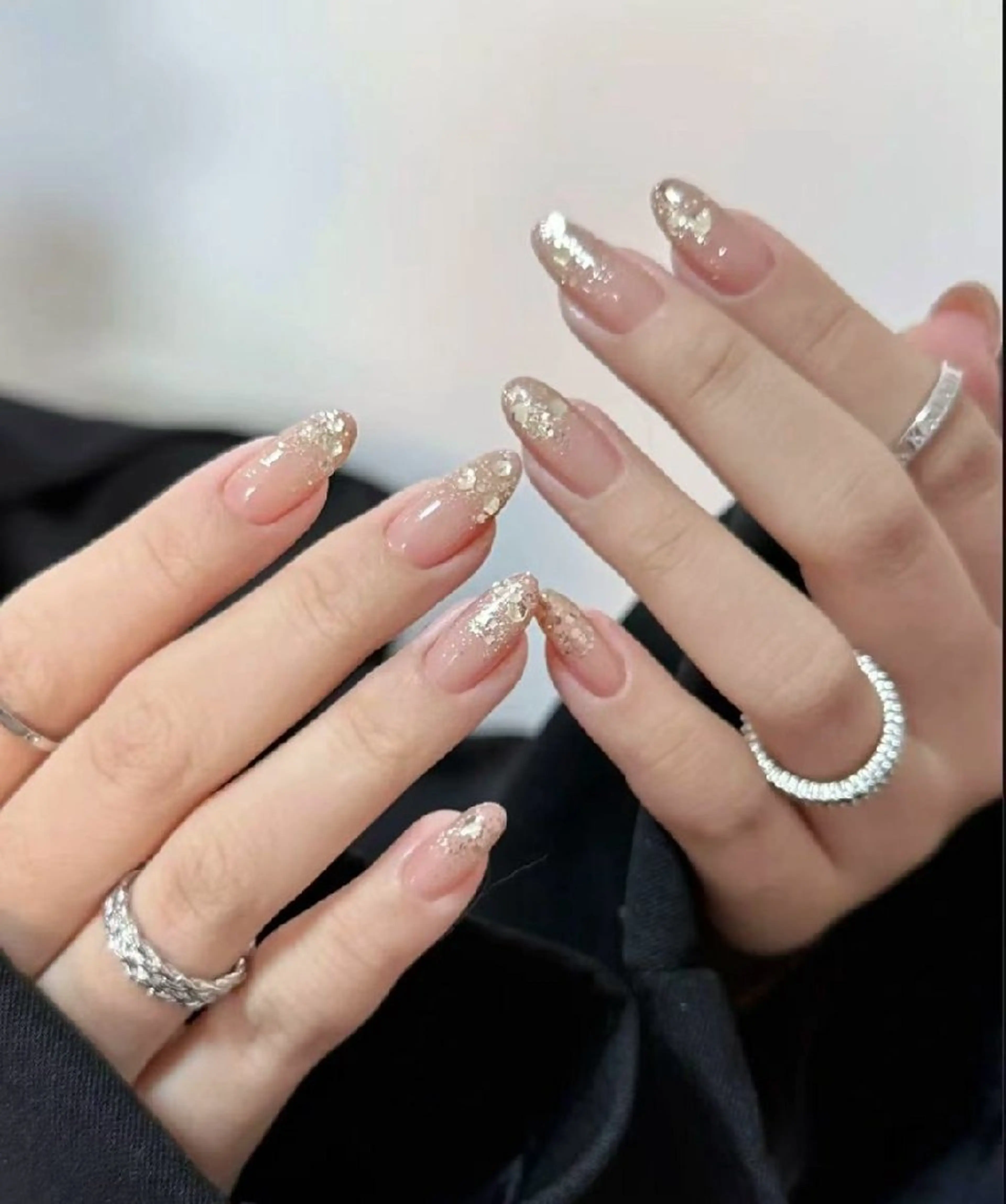 ✨シンプル💅ラメングラデーションの写真