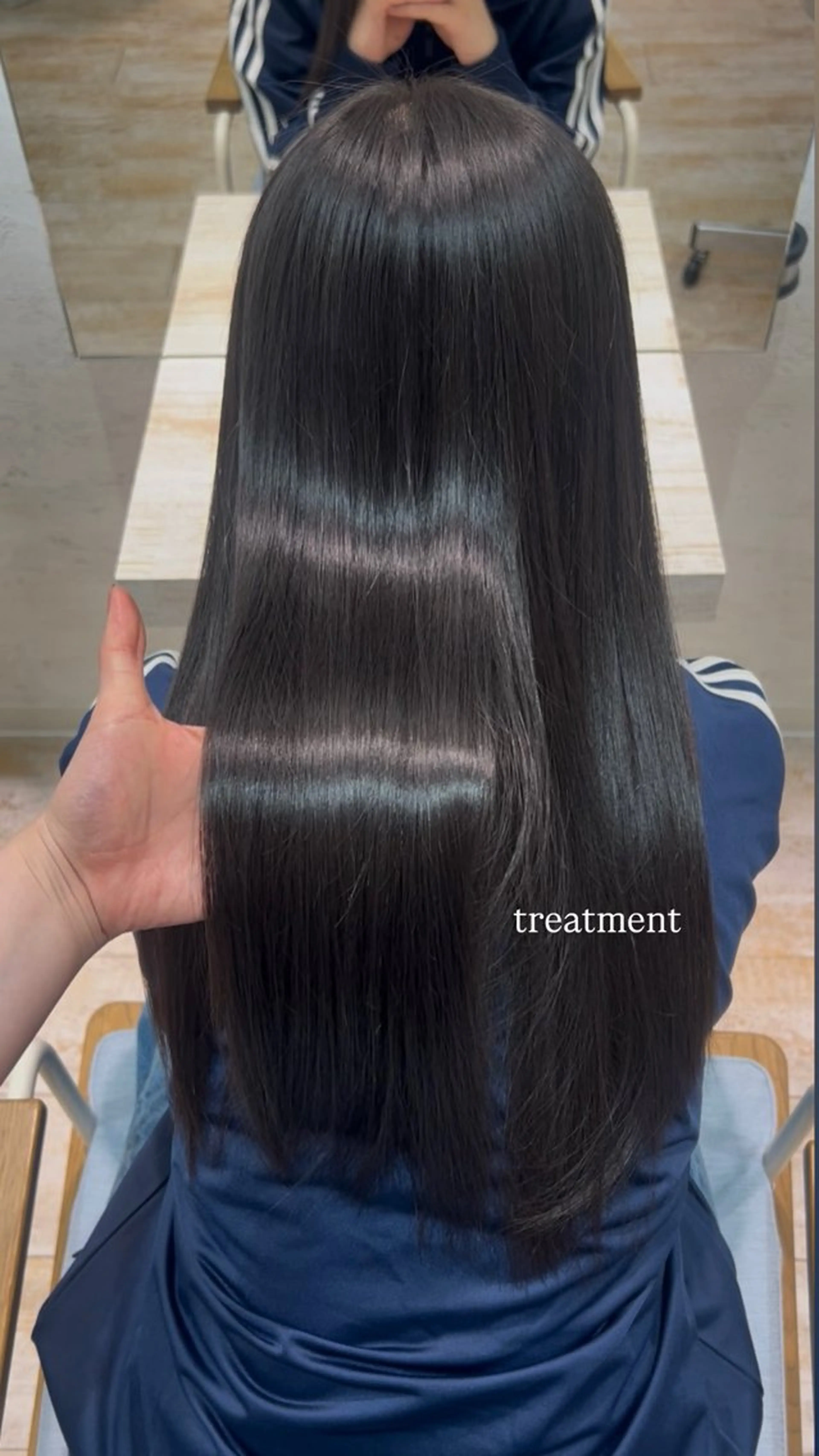 ロング 髪質改善 トリートメント 田中 千尋のヘアスタイル