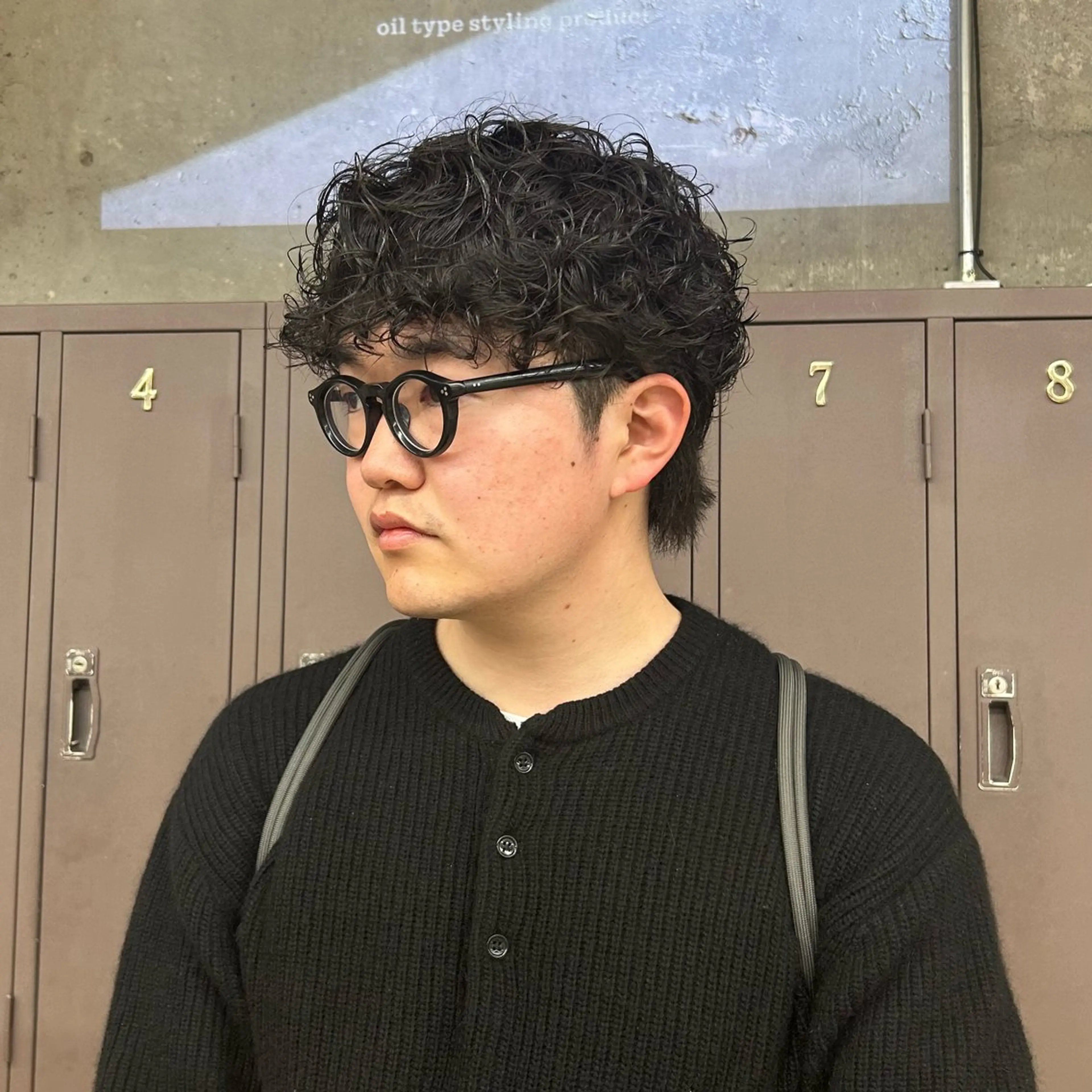 ショート パーマ 大本 メンズ/パーマのヘアスタイル