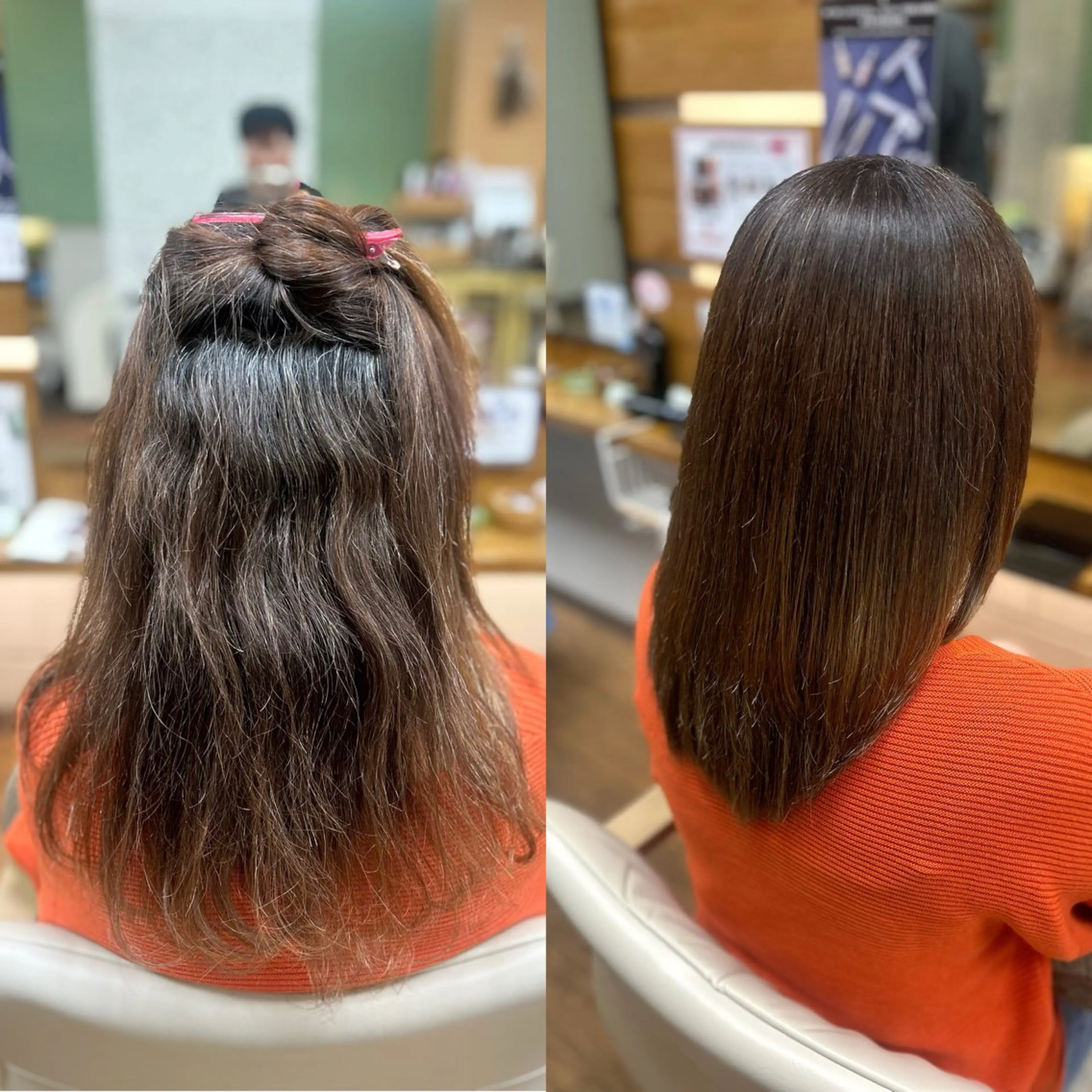 ロング 神谷 千明のヘアスタイル