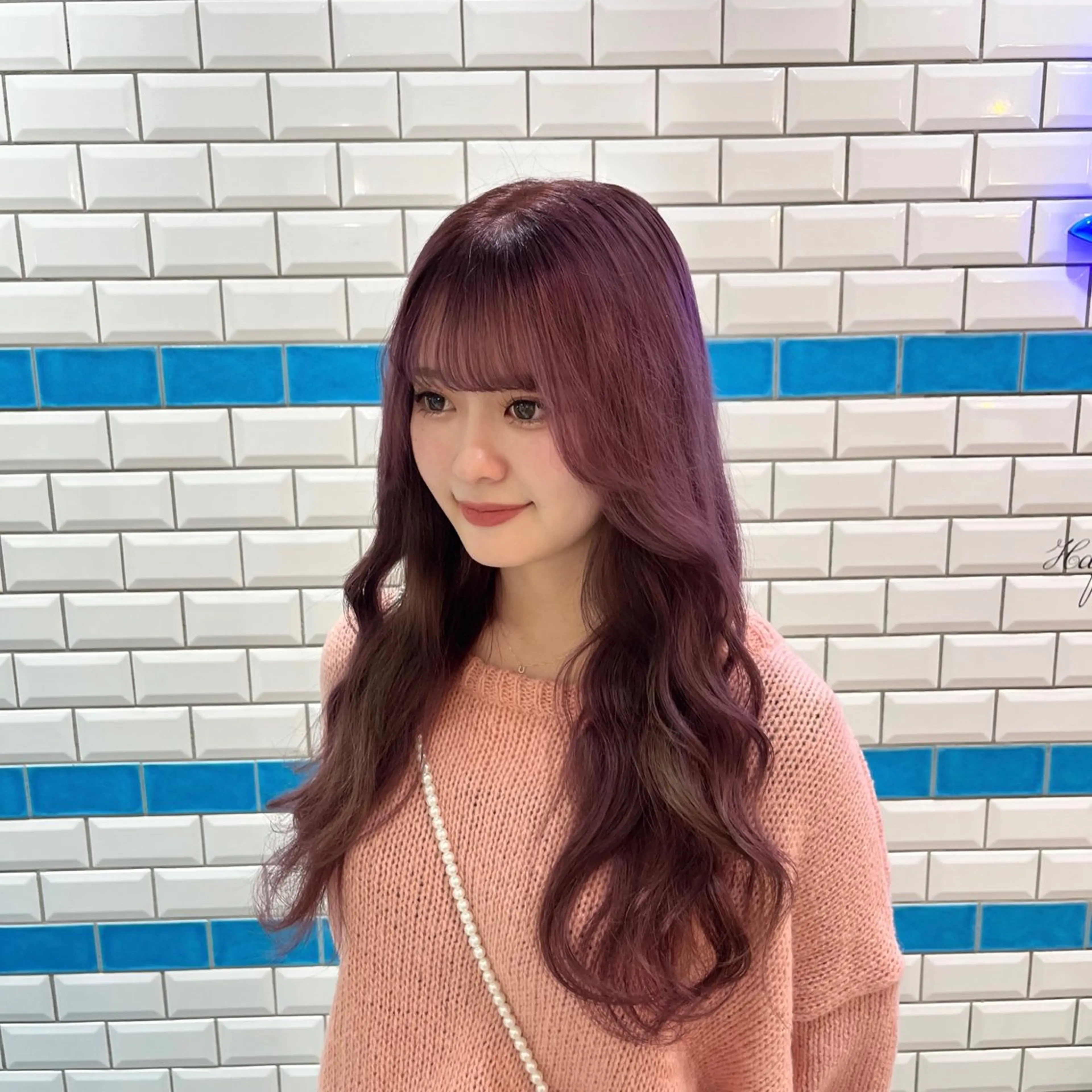 ロング カラー ヘアアレンジ 🩷ひより韓国ヘア/ 艶髪/ワンホン🩷のヘアスタイル