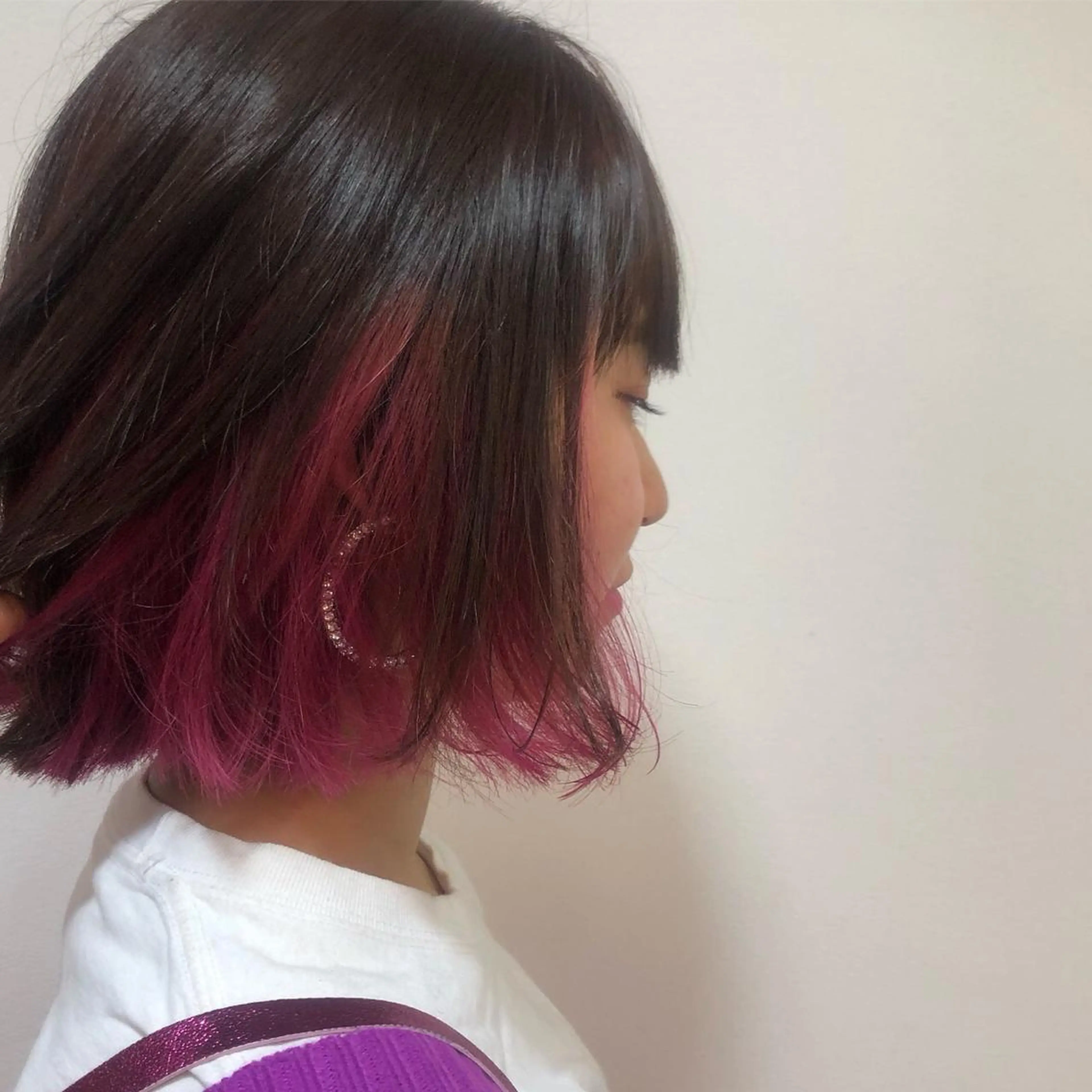 ミディアム カラー ma naのヘアスタイル