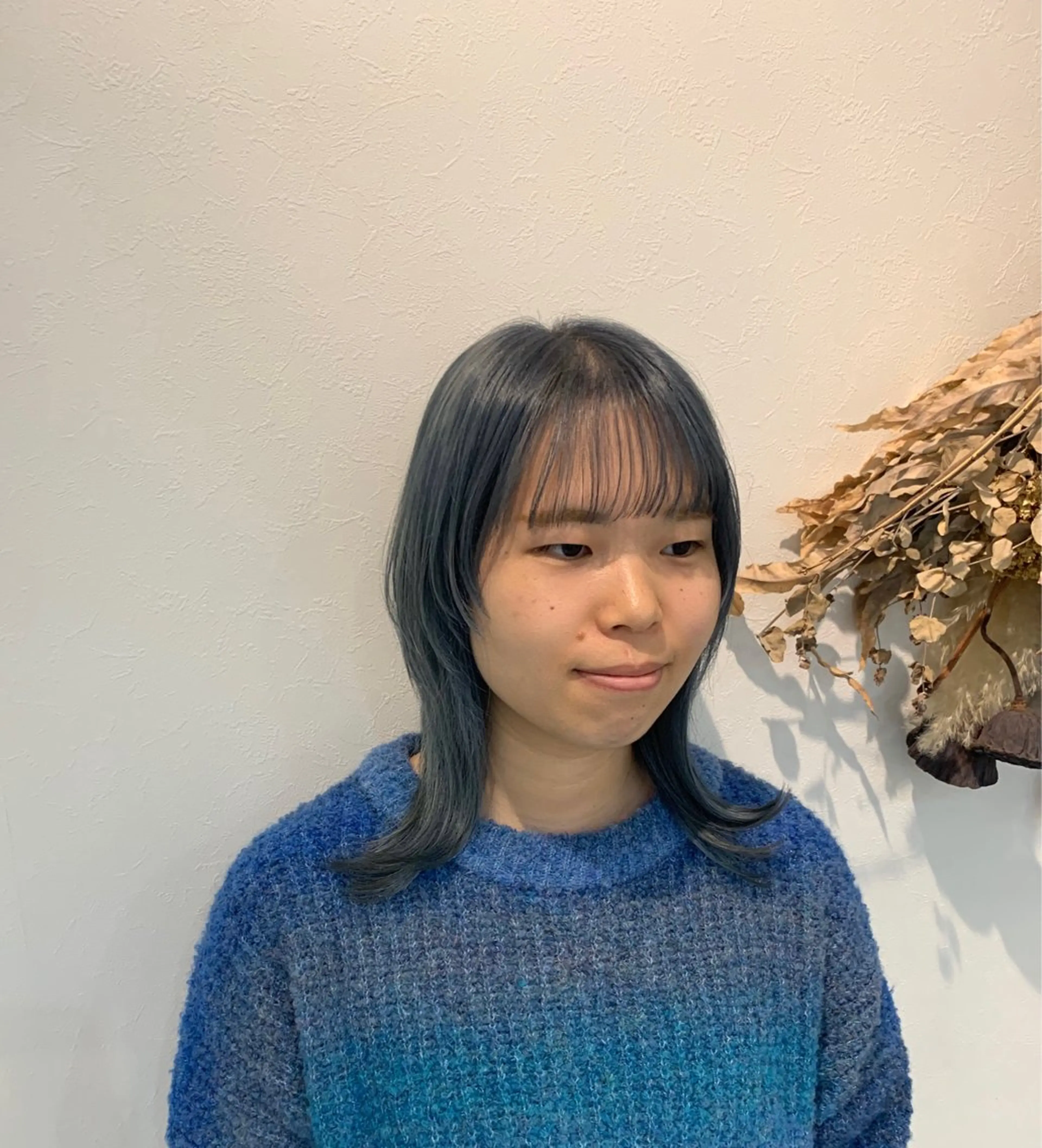 セミロング 竹村 恵功代のヘアスタイル