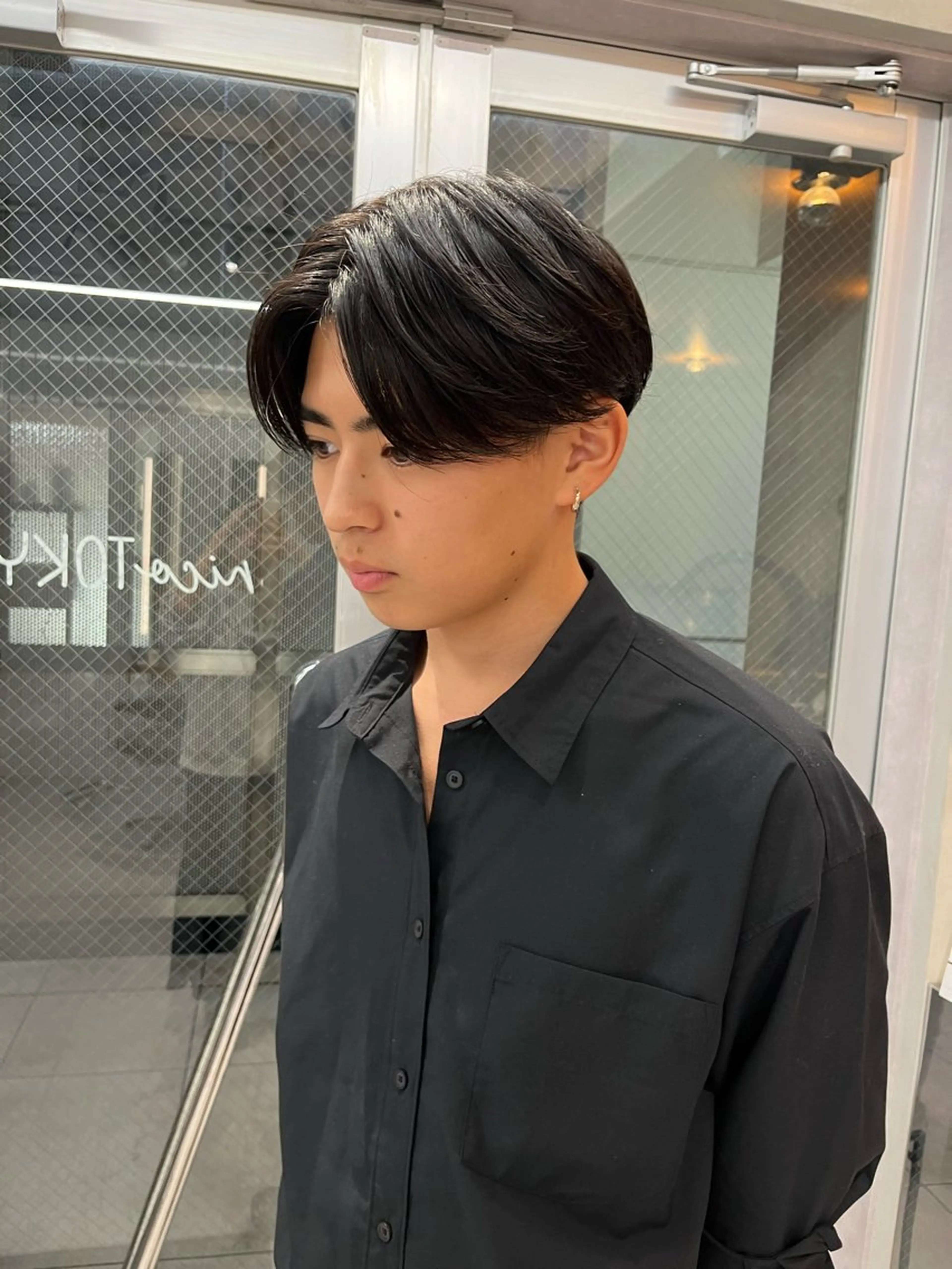 メンズ ボブ&透明感カラー ♡TOMOEのヘアスタイル