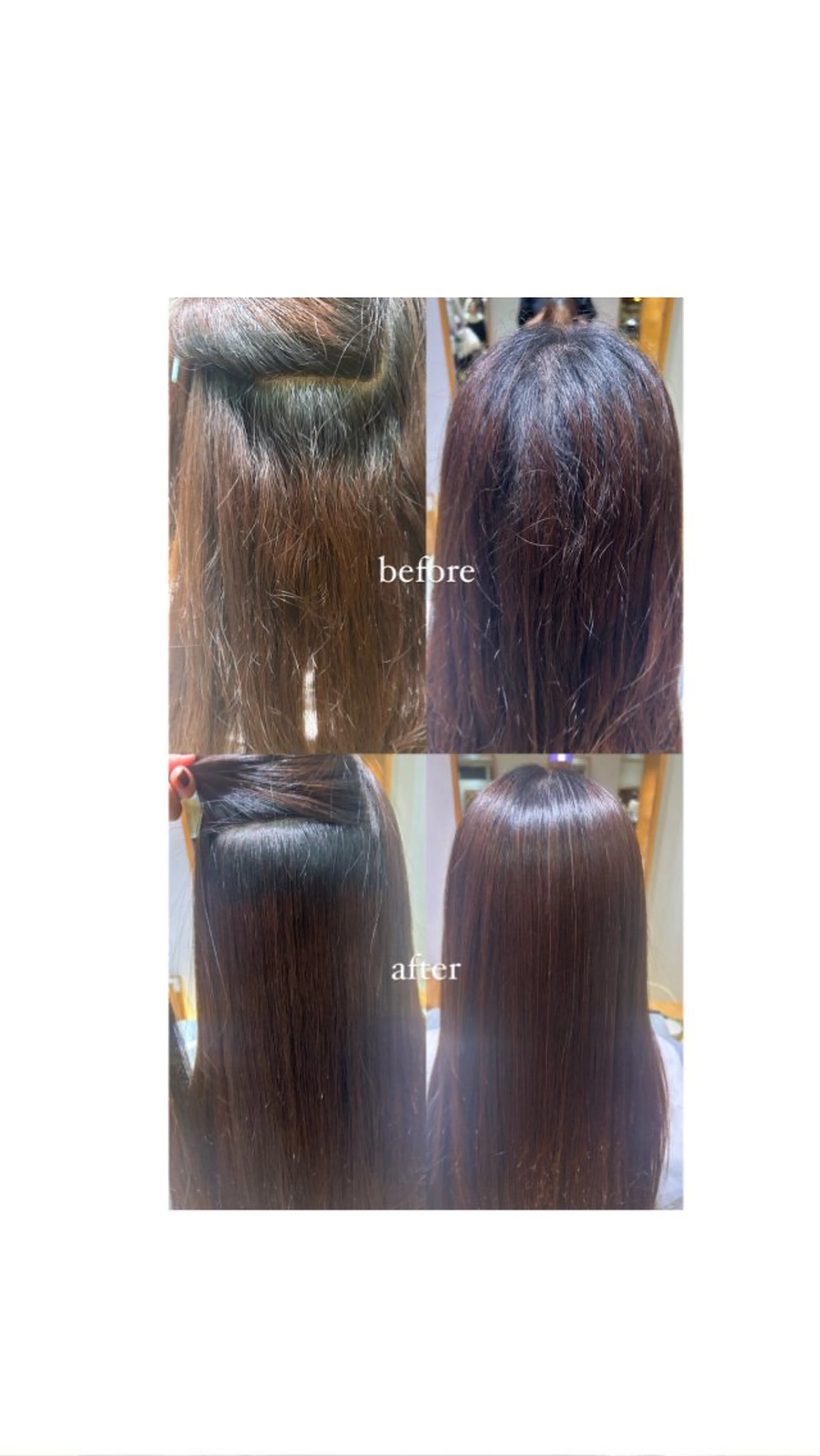 ロング 縮毛矯正 【モデル募集中】 ななこのヘアスタイル