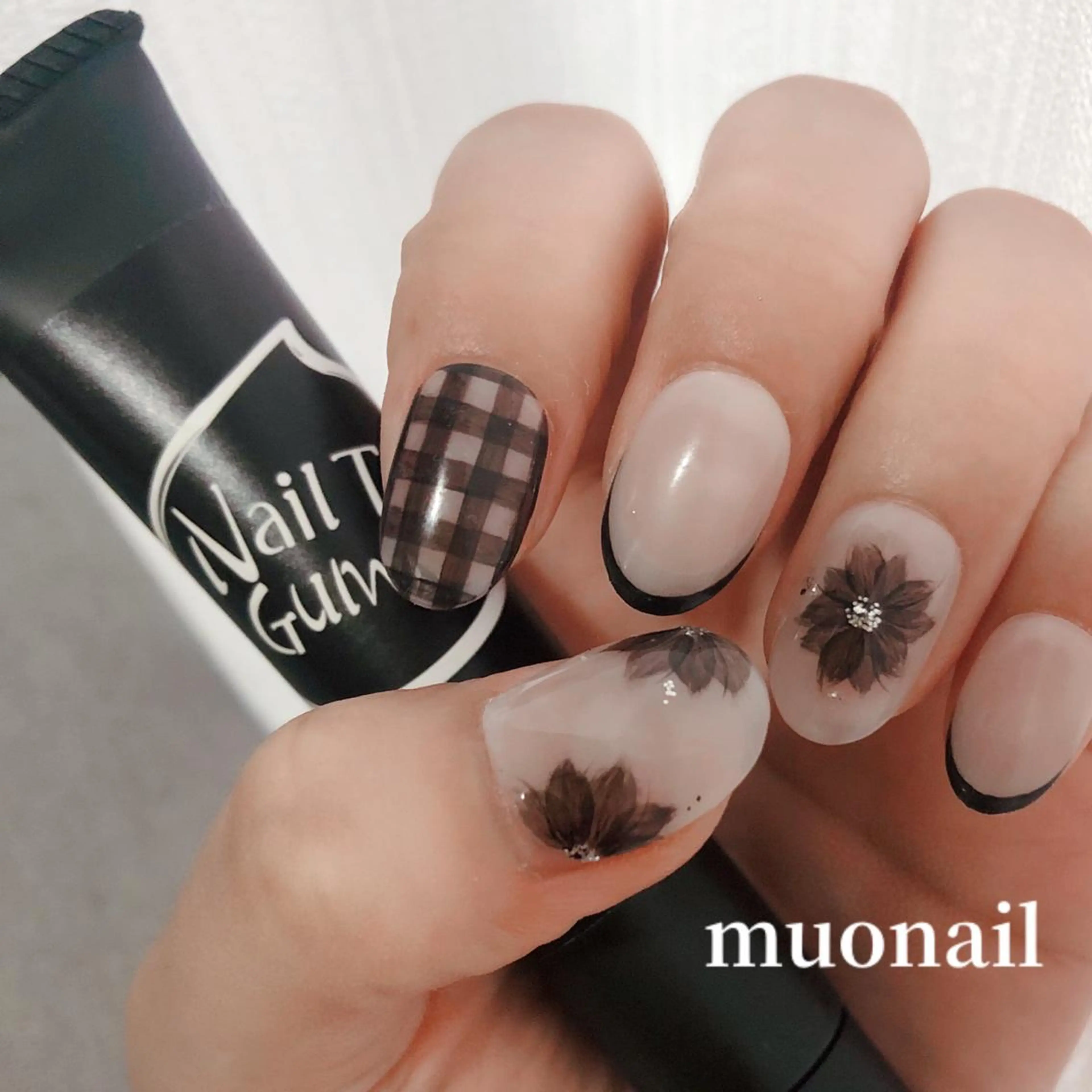 ネイル フラワーネイル Sand by muoのネイルデザイン