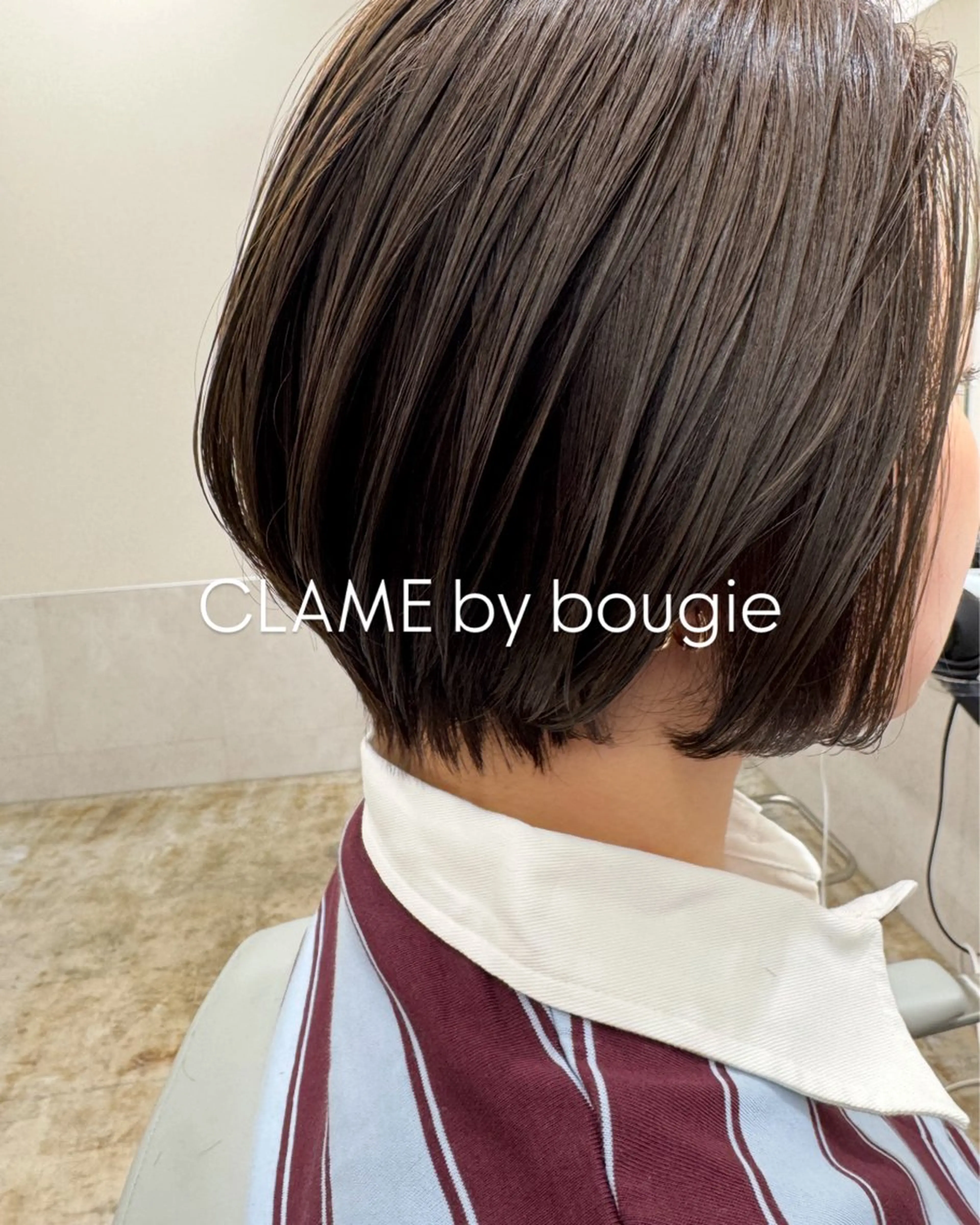 ショート 髪質改善 ショートヘア CALME  by bougie ENAのヘアスタイル