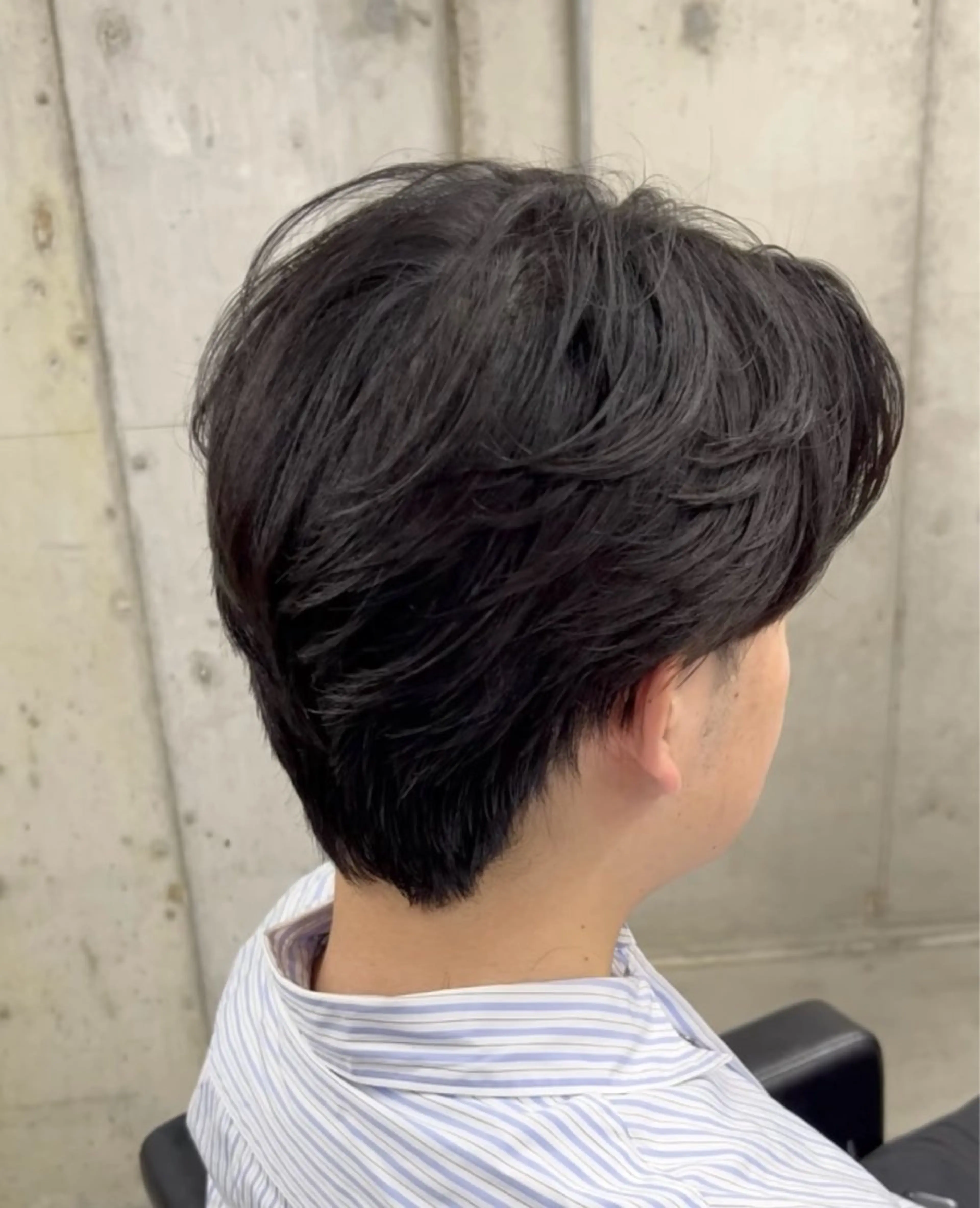 メンズ カット 縮毛矯正 lafit kaedeのヘアスタイル