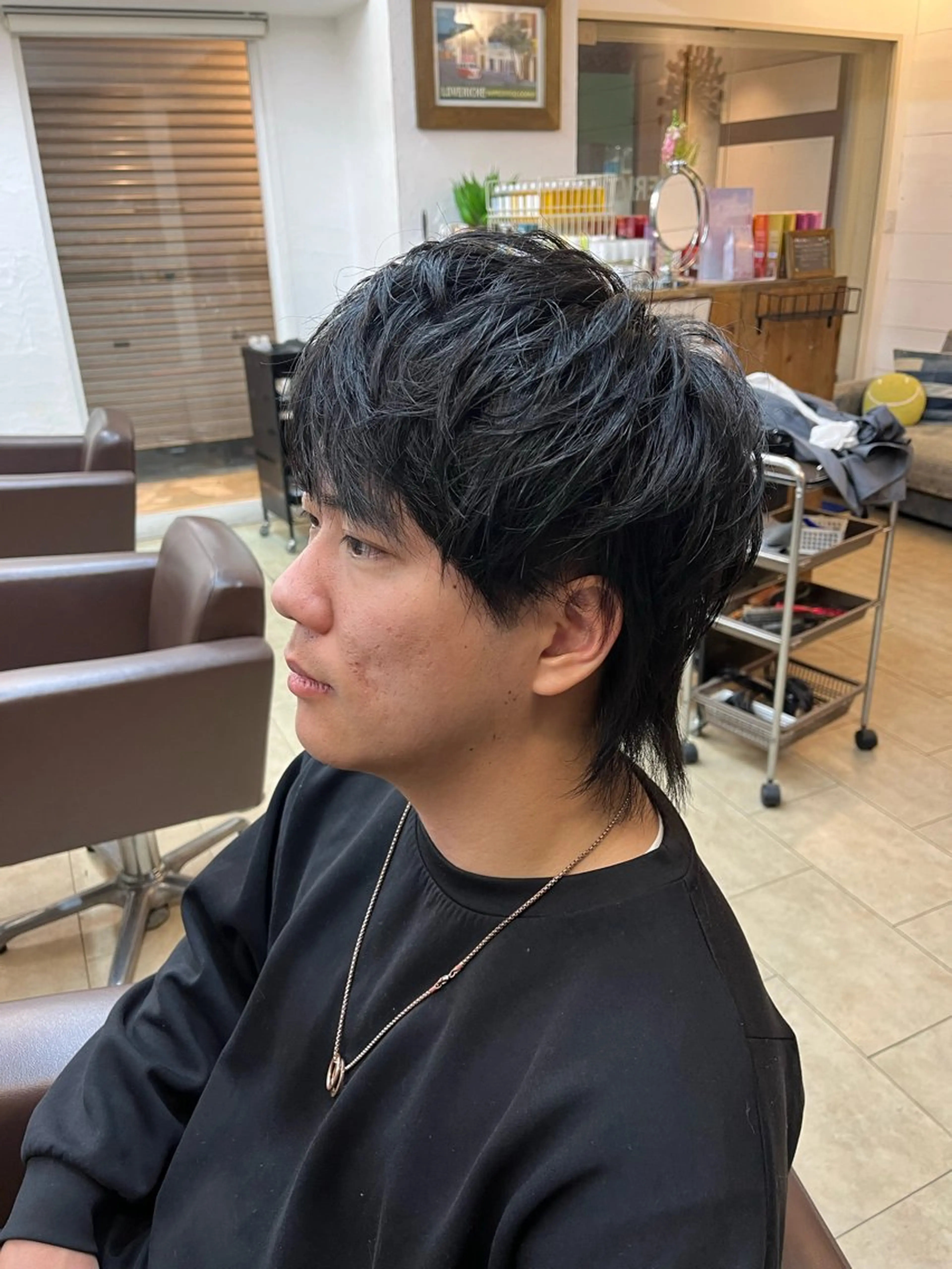 メンズ メンズウルフカット ウルフカット 上西 花奏の眉毛・アイブロウイメージ