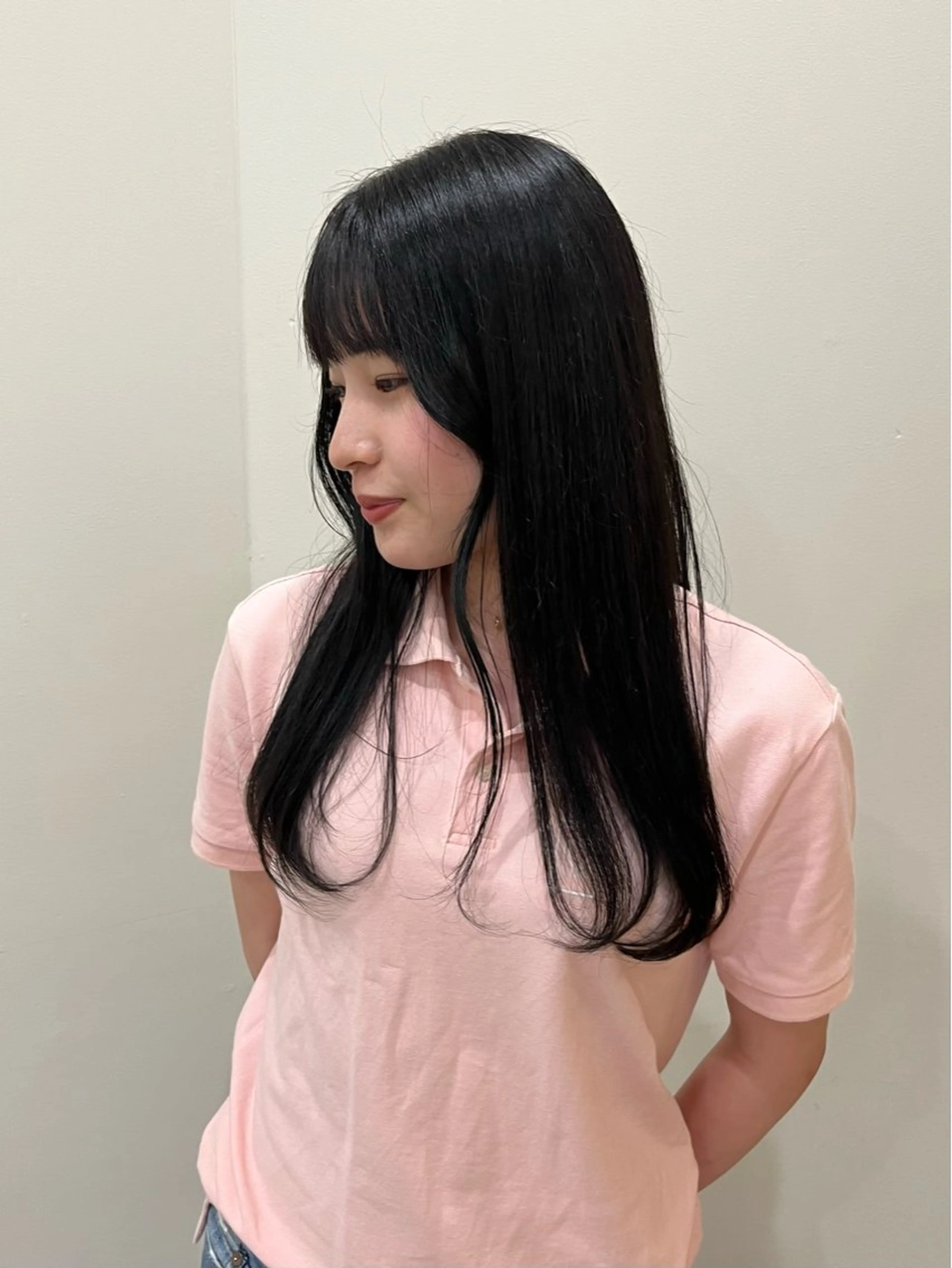 ロング カラー 透明感カラー 似合わせカット🌼 沙奈のヘアスタイル