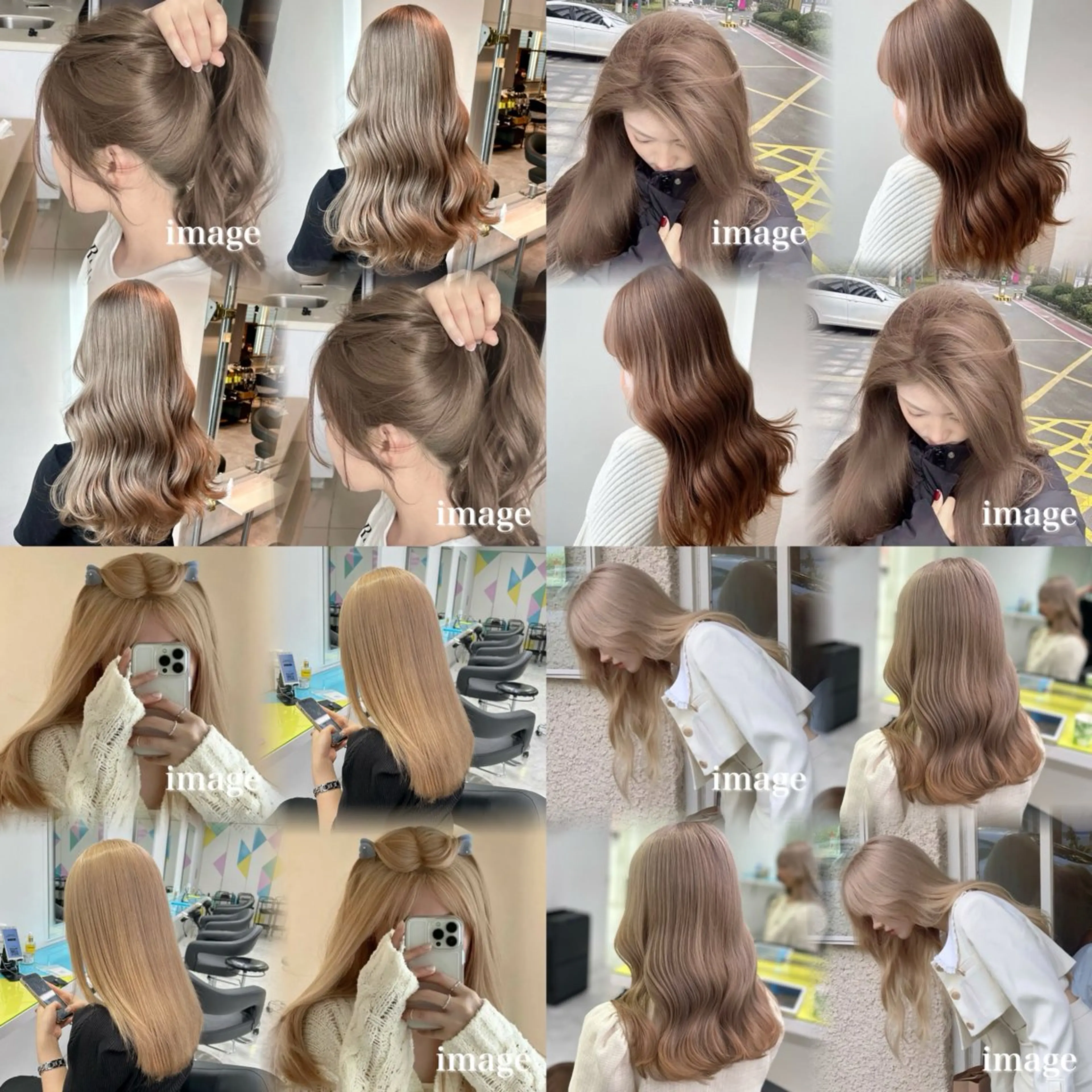 💛人気NO.1メニュー💛【ダブルカラー+髪質改善トリートメント】ブリーチありor無し選べます💛※ロング料金なしの写真