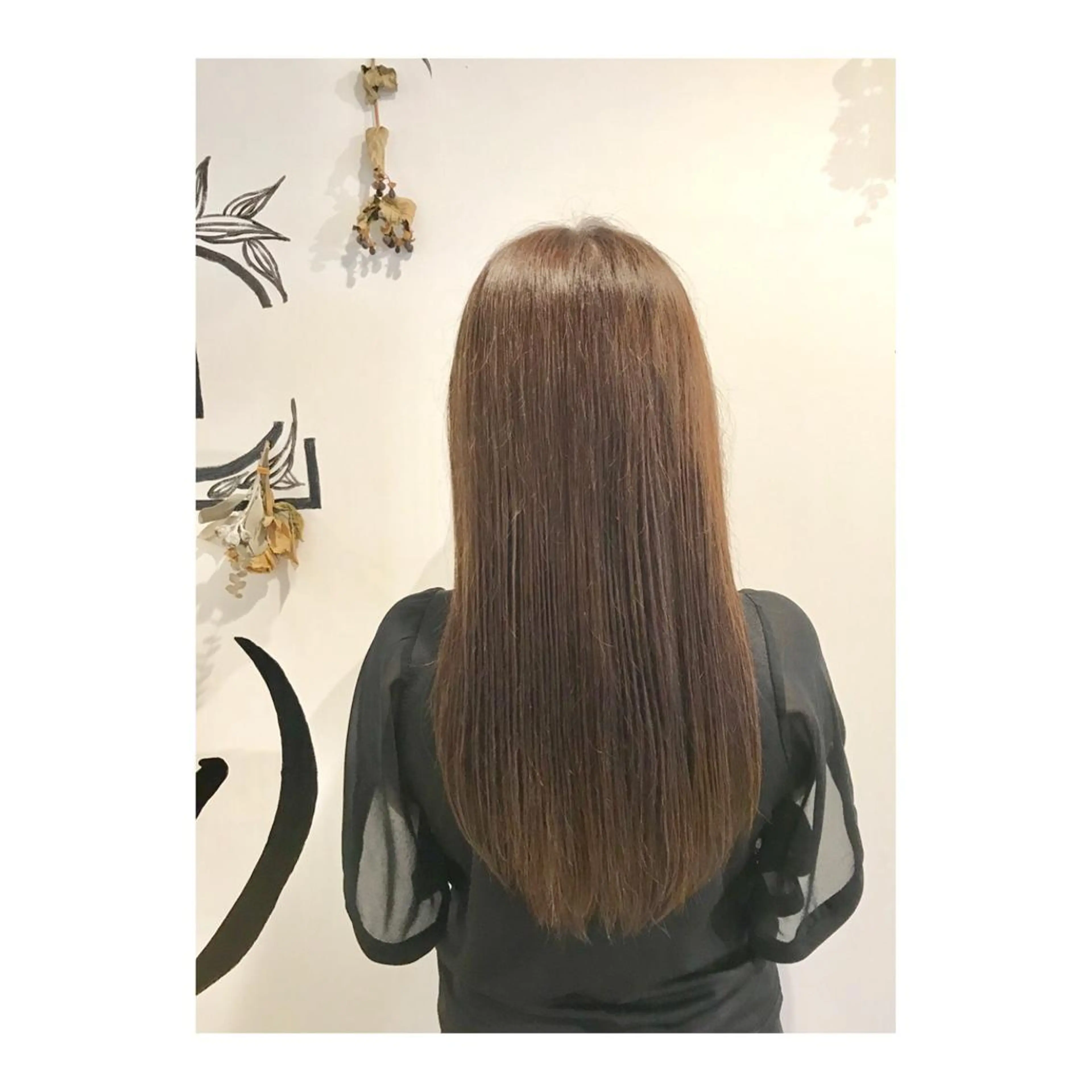 ロング カラー ブリーチ 透明感カラー ブリーチなしカラー 河野 行史のヘアスタイル