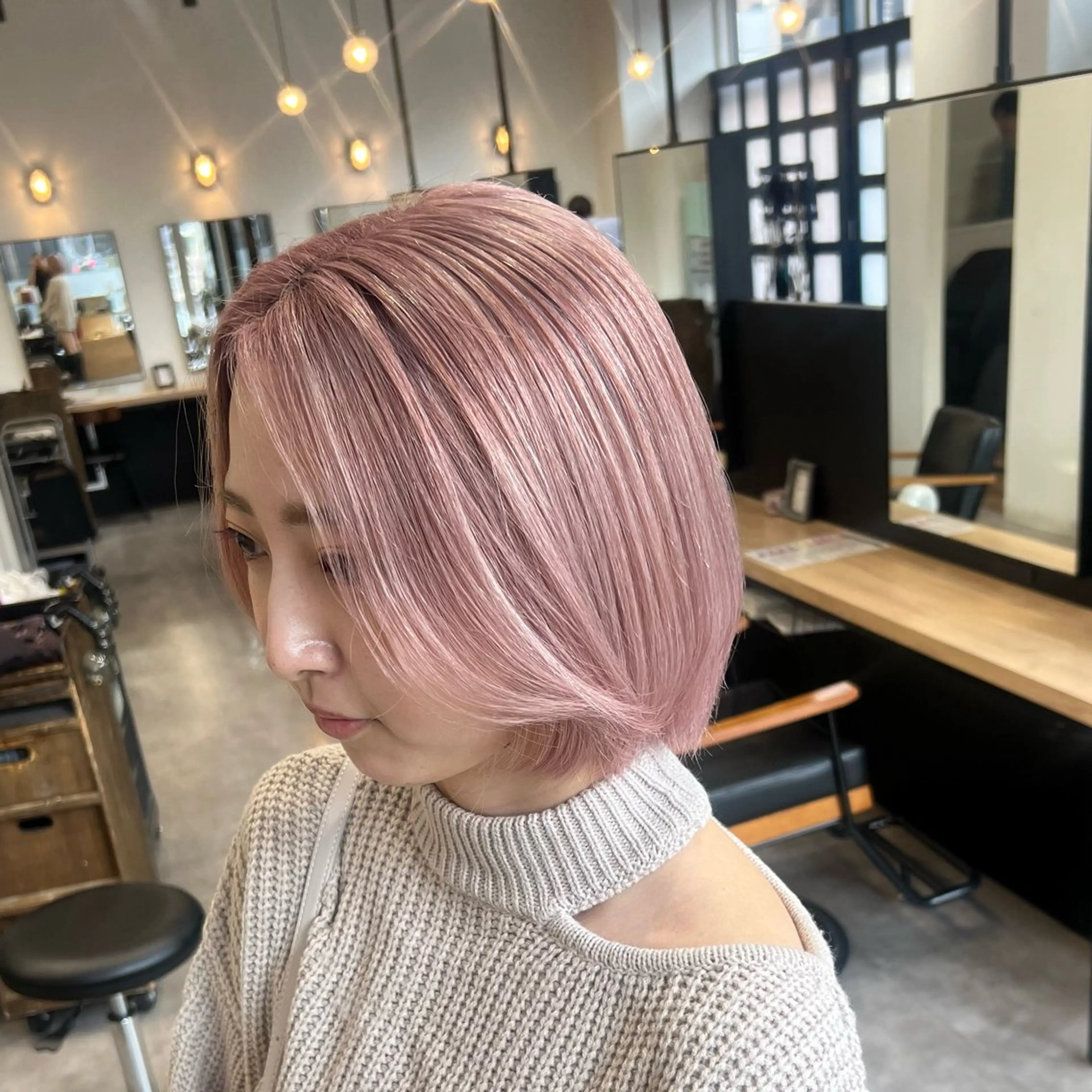 ミディアム Shu🐻‍❄️ / giinii 横浜のヘアスタイル