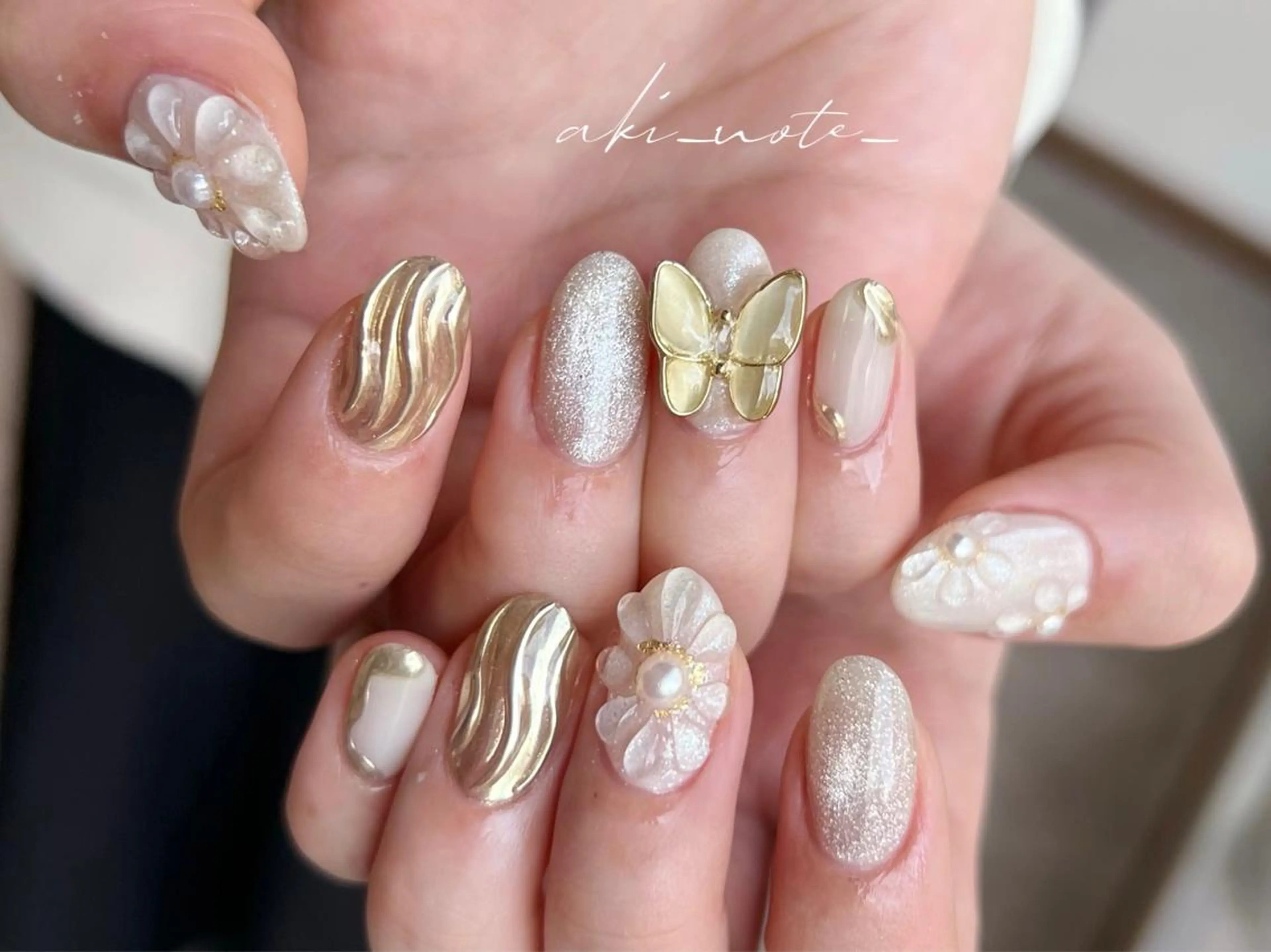 ネイル 成人式 ハンドネイル フットネイル GRANDE大須 栄/店長 aki🌙のネイルデザイン