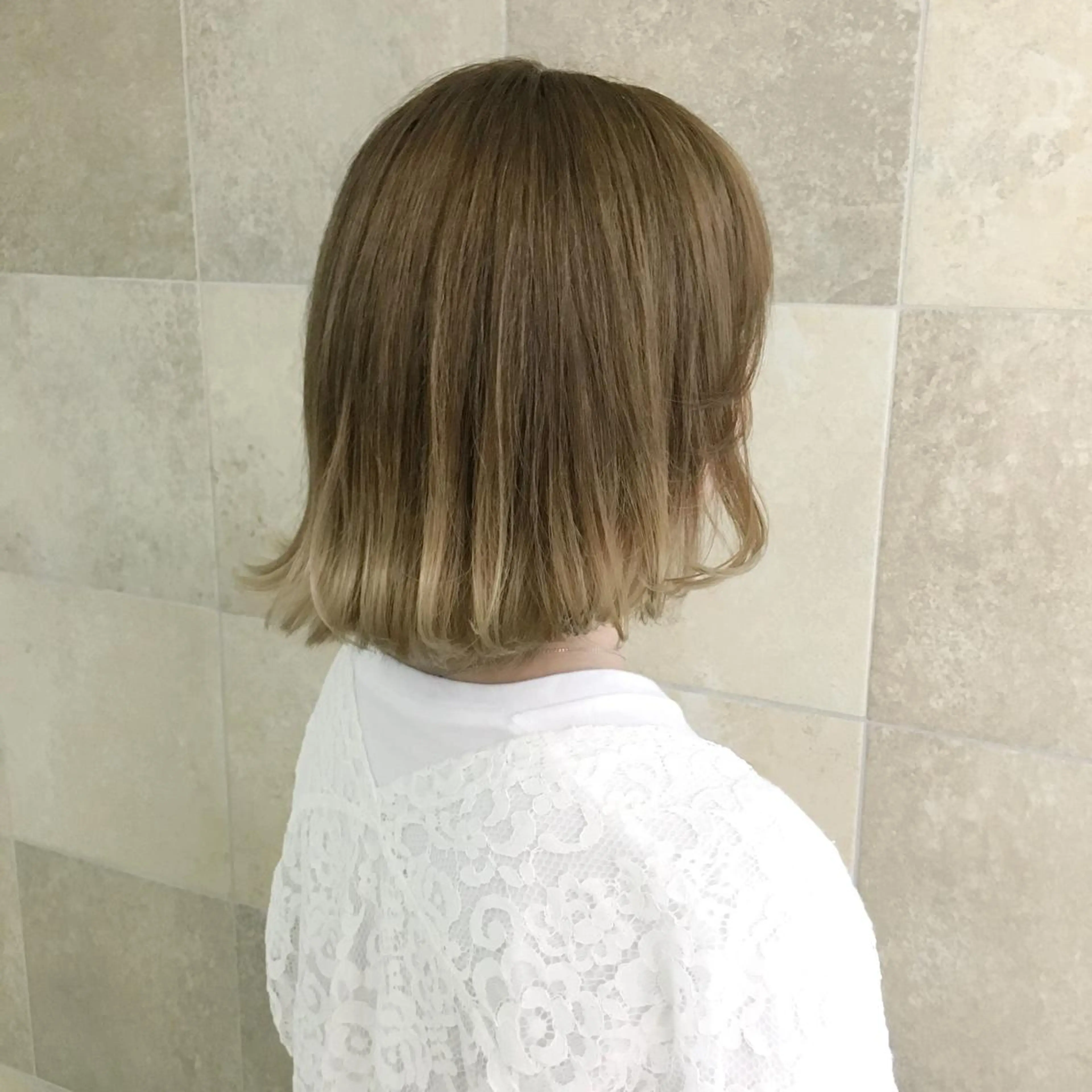 ミディアム カラー カット／メンズカット 藤田麻衣のヘアスタイル