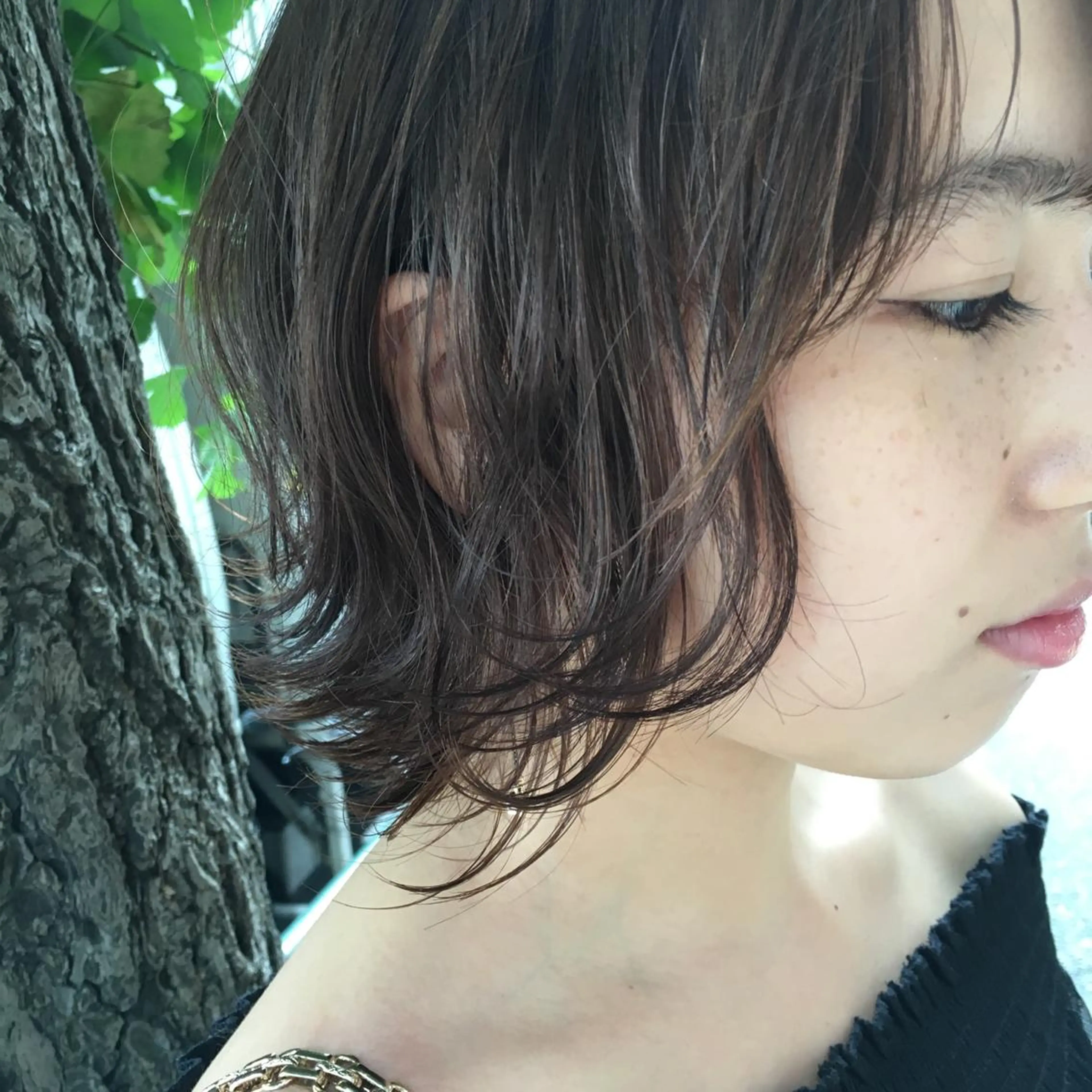 ショート カラー 外ハネヘア せこぐち まいのヘアスタイル