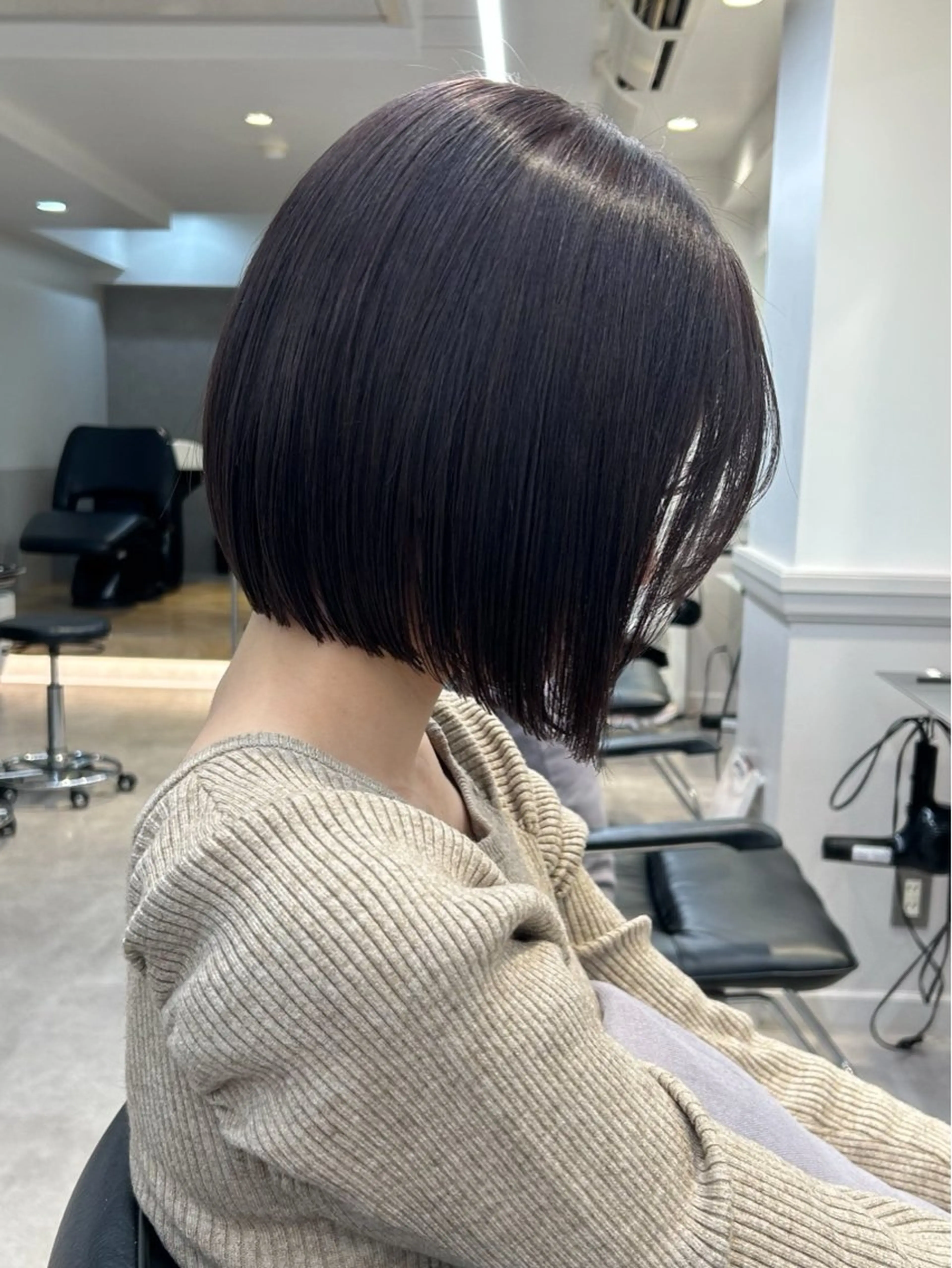 ミディアム 🤍ショートボブ 🤍NANAMI🤍のヘアスタイル