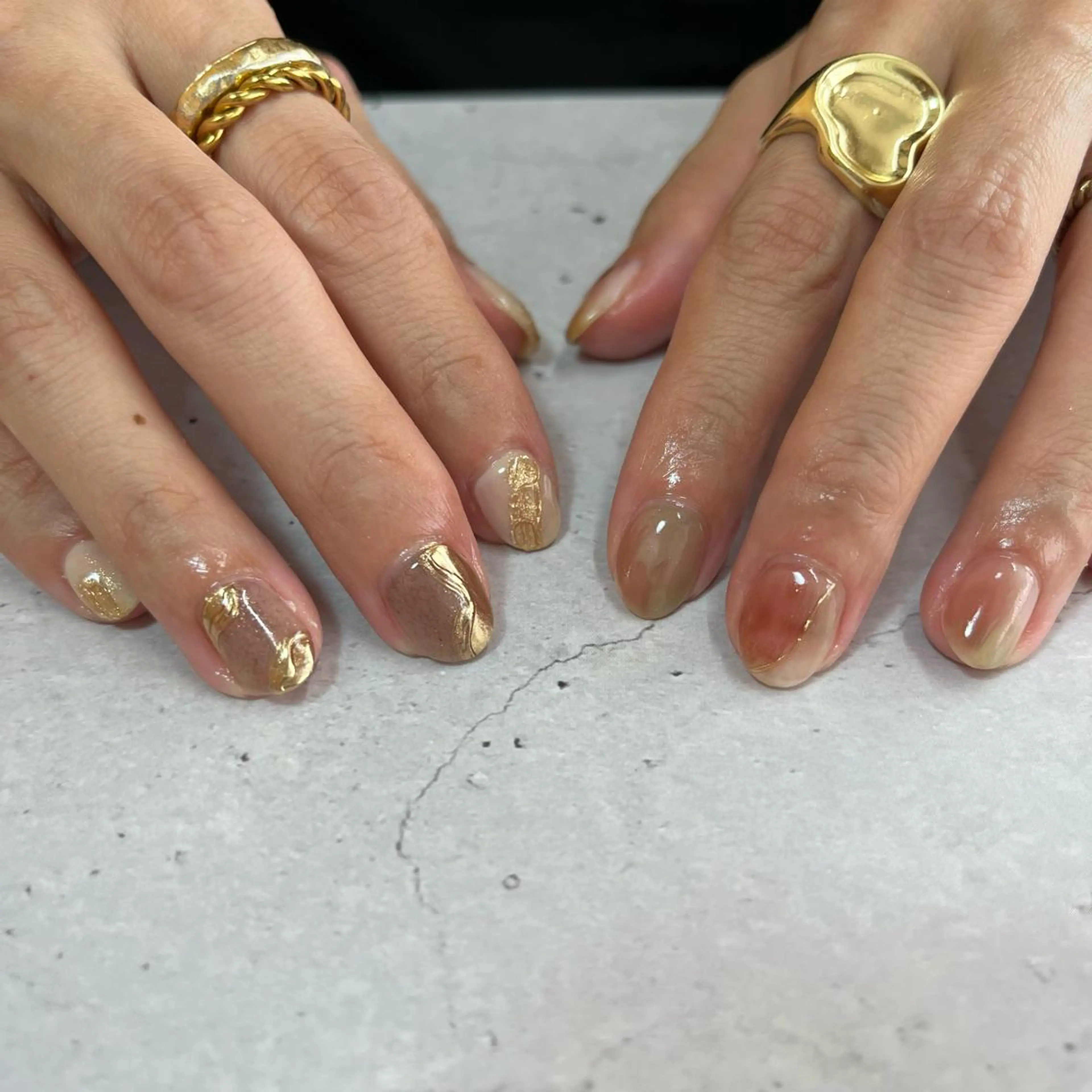 ネイル ニュアンスネイル Koa nails.のネイルデザイン