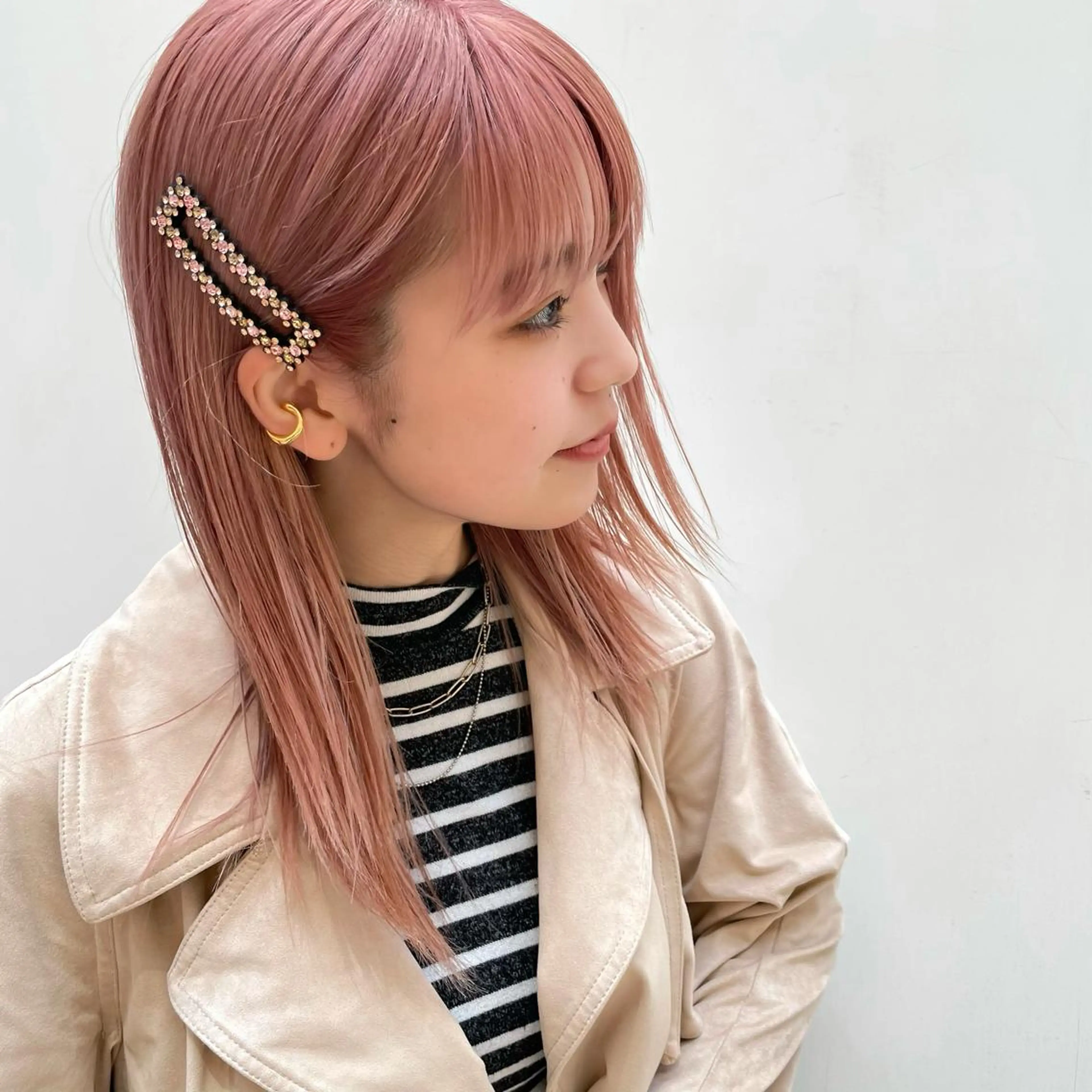 ロング カラー ヘアアレンジ ネイル マツエク・マツパ 【柔らか透明感✨/ 似合せ前髪】大石葉月のヘアスタイル