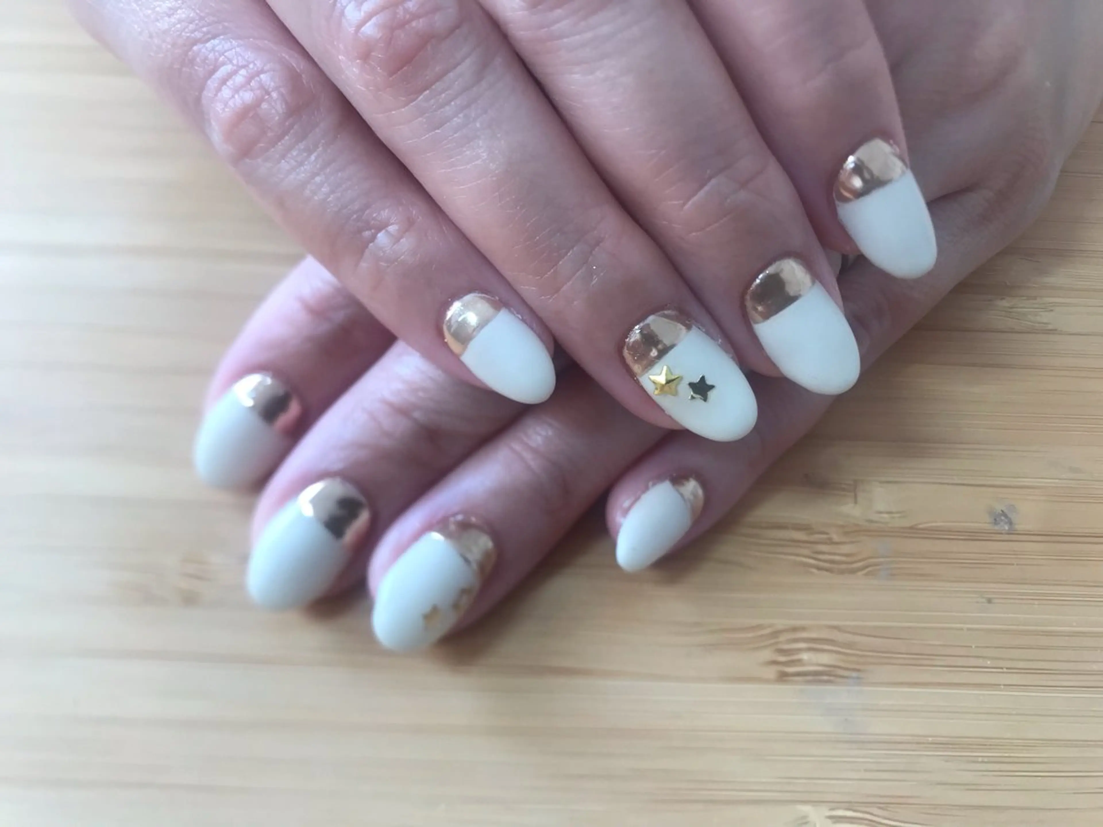 ネイル フレンチネイル マットネイル ミラーネイル 冬ネイル ハンドネイル Nailist Missaのネイルデザイン