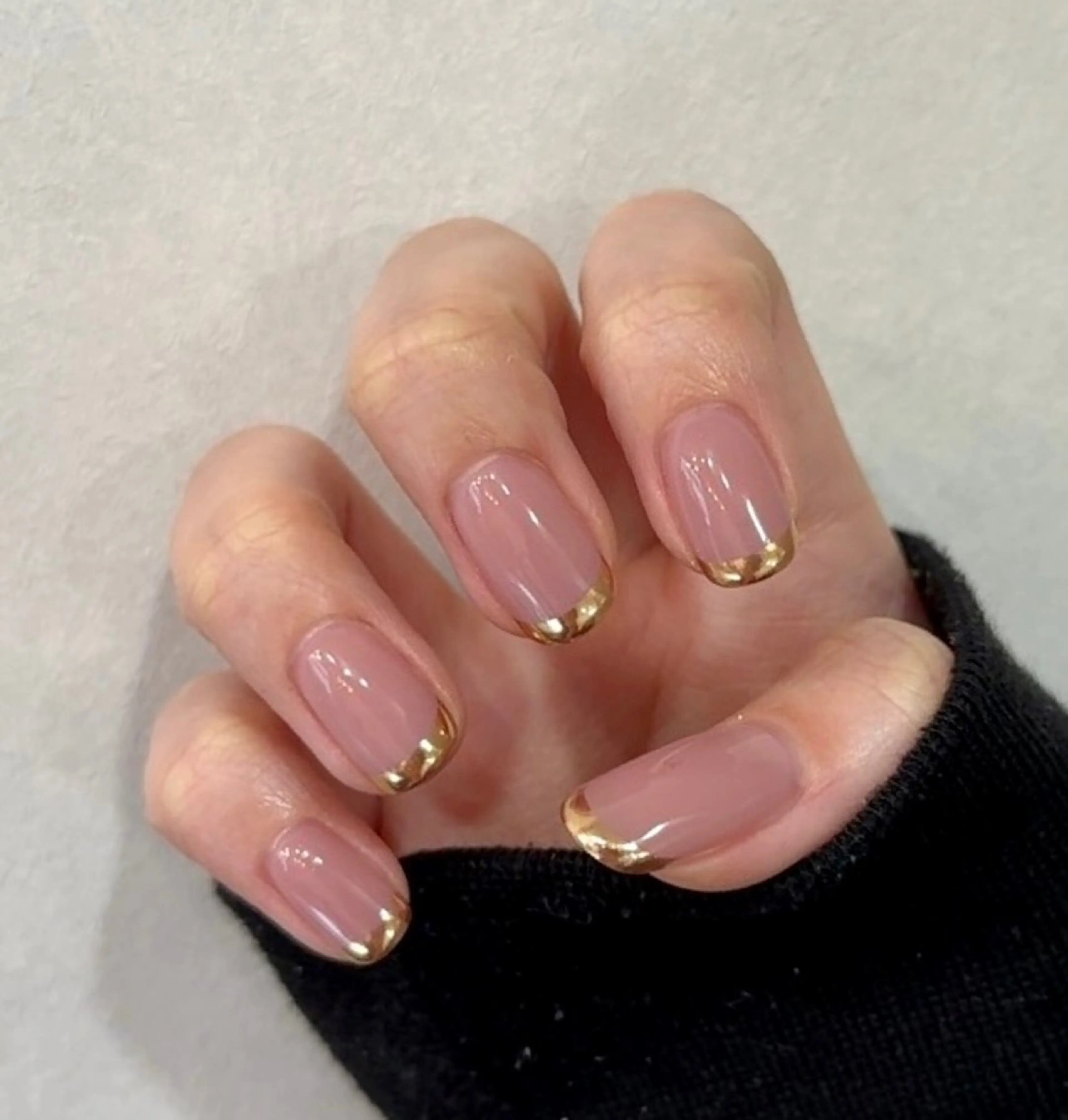 ネイル フレンチネイル ミラーネイル nail. Hanhouse所属・nail Han houseのネイルデザイン