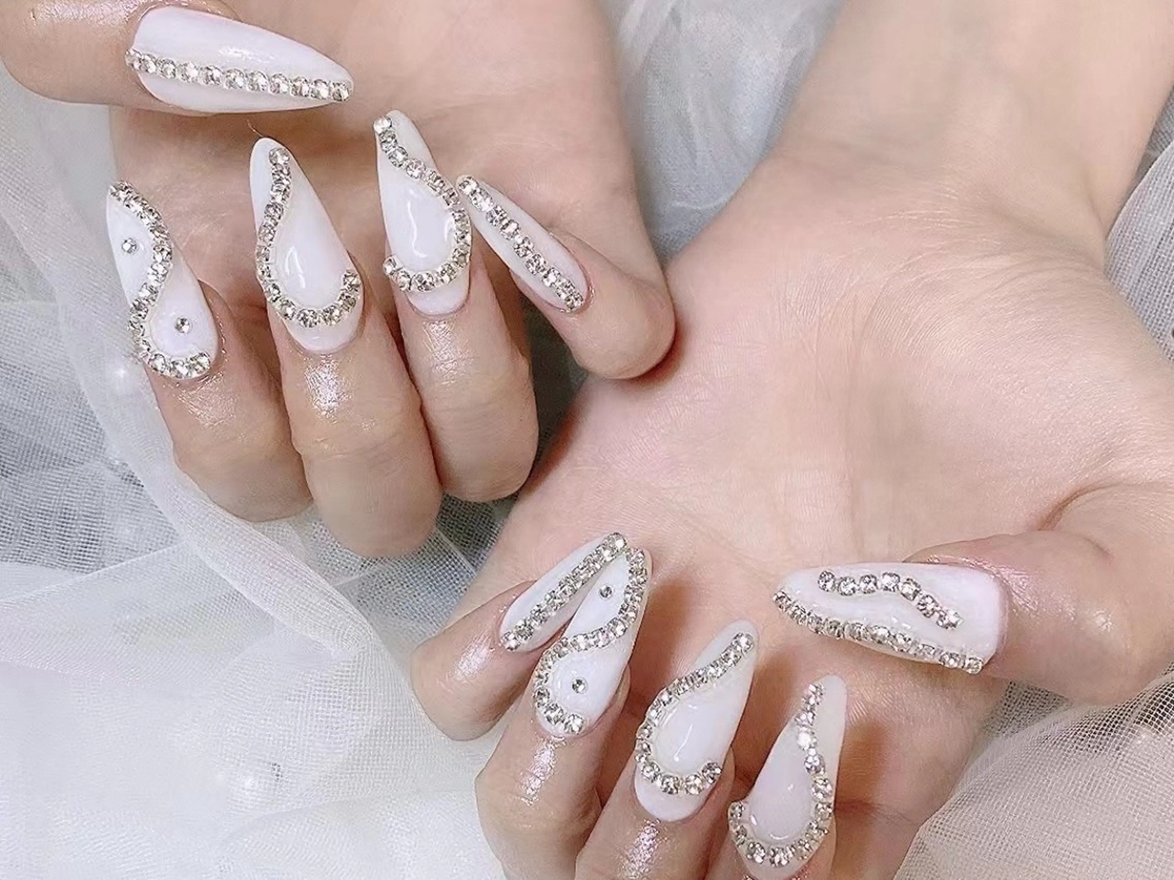 セミロング ハンドネイル 🐼panda nail所属・ロレイン ちゃんのネイルデザイン